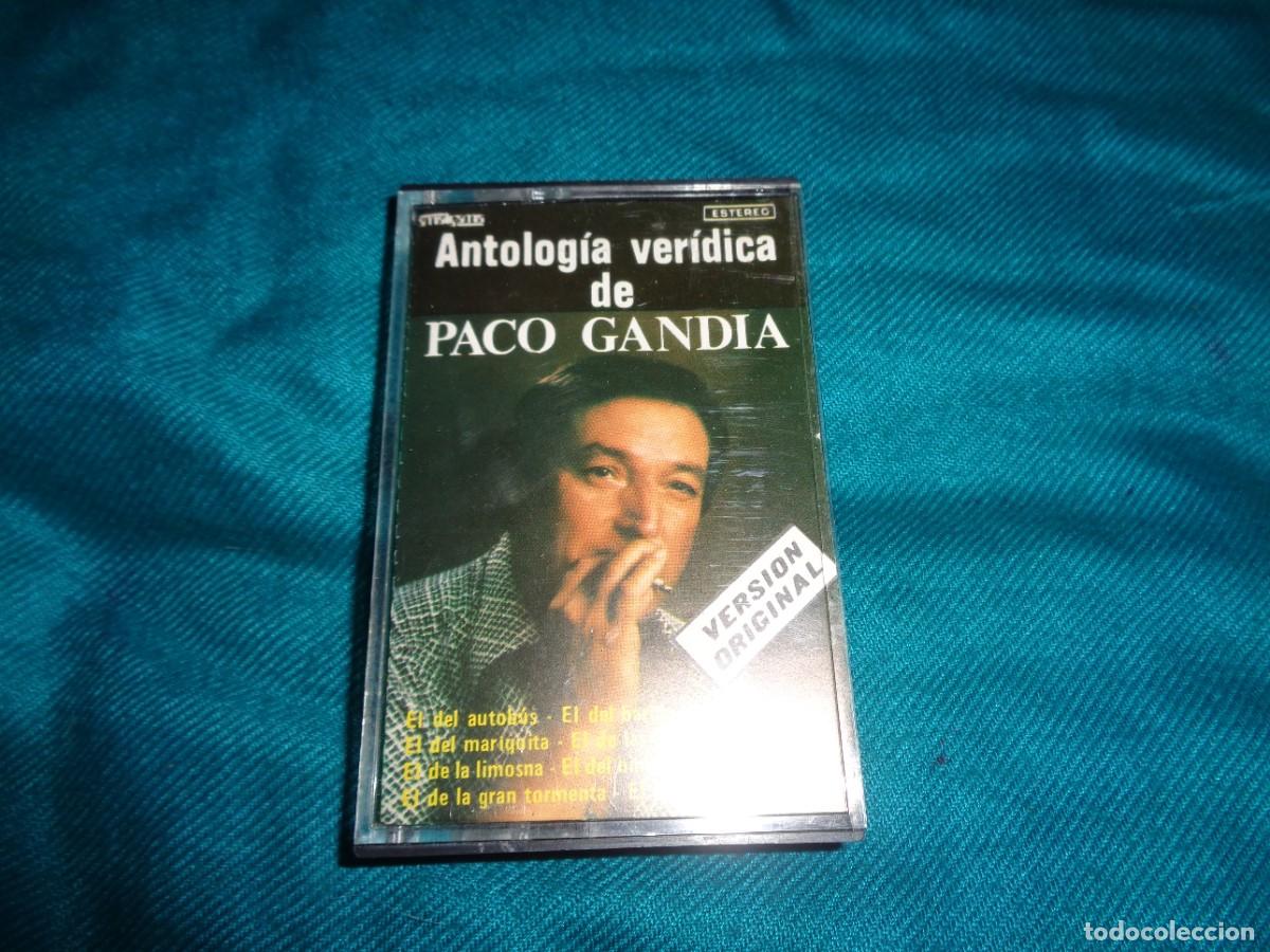 Old Cassettes: ANTOLOGIA VERIDICA DE PACO GANDIA. AMALGAMA, 1983. CASETE(#)
