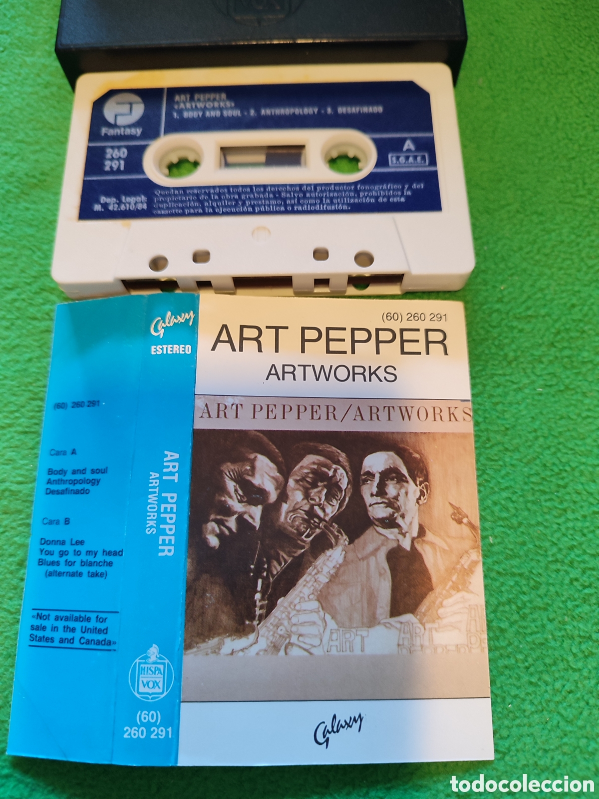 Casetes antiguos: Art Pepper - Artwork - Foto 3
