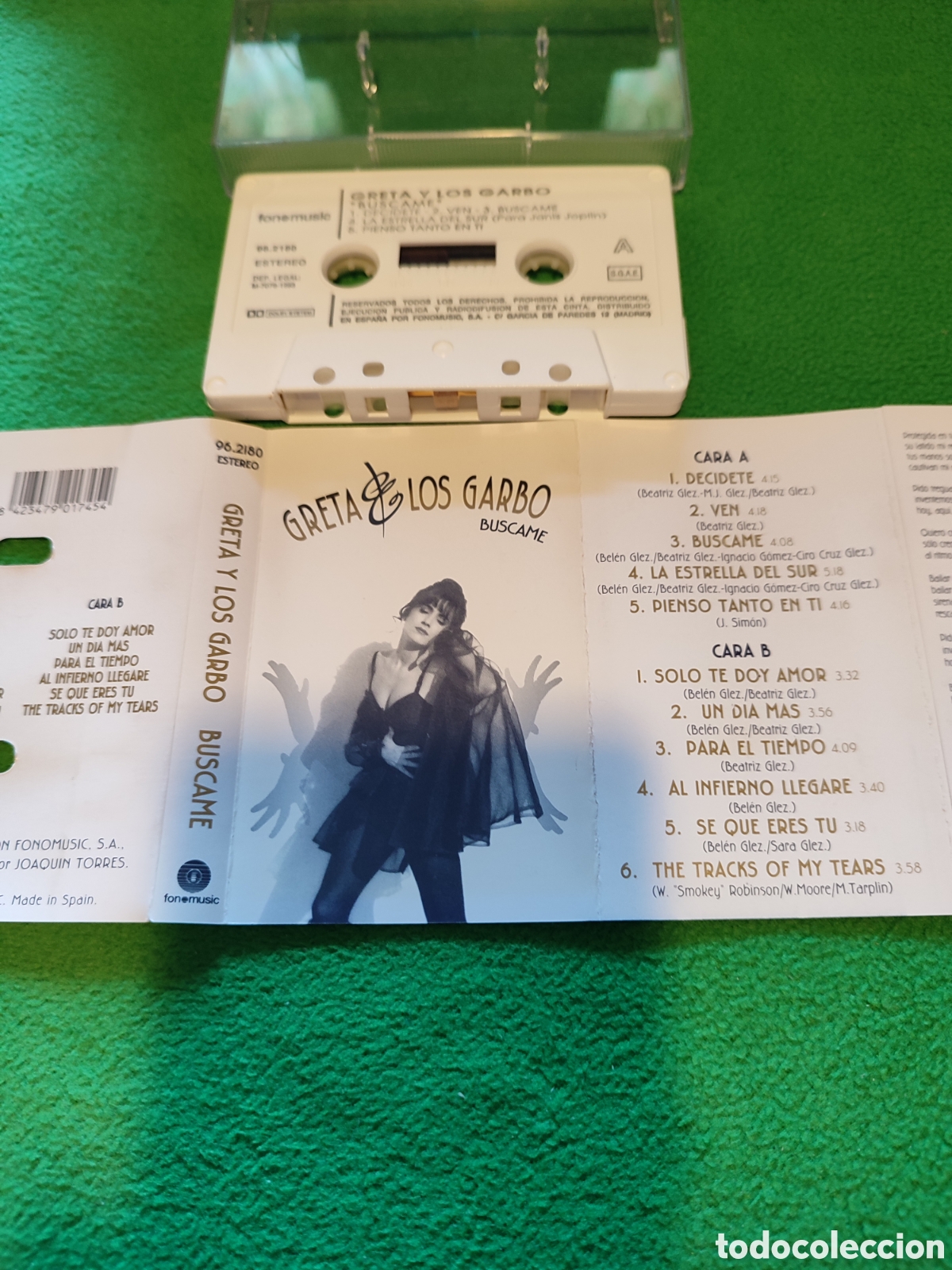 Casetes antiguos: Greta y los Garbos - B&uacute;scame - Foto 3