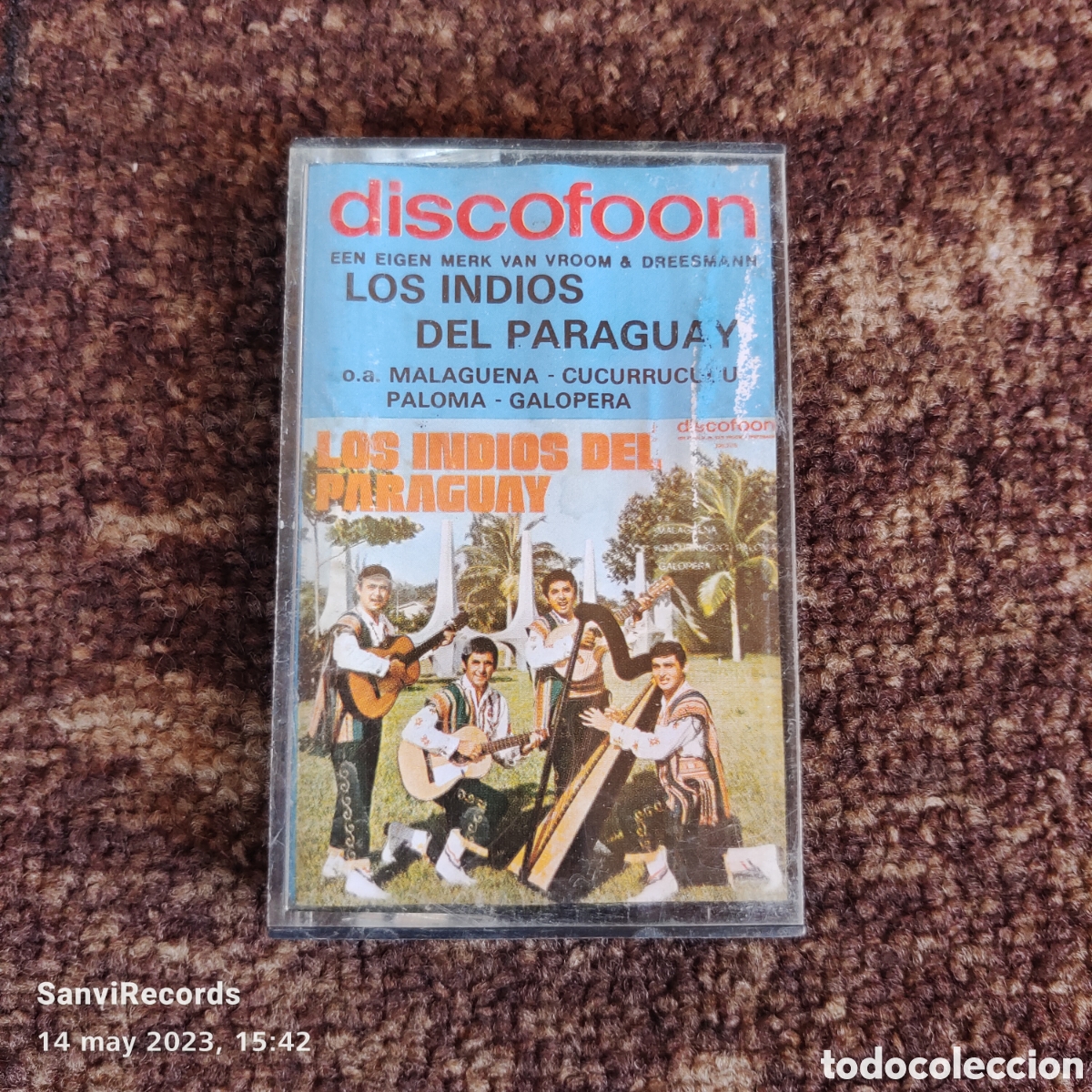 Casetes antiguos: CASETE: LOS INDIOS DEL PARAGUAY - Foto 1