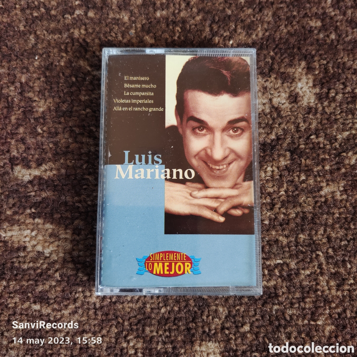 Casetes antiguos: CASETE: LUIS MARIANO, SIMPLEMENTE LO MEJOR - Foto 1
