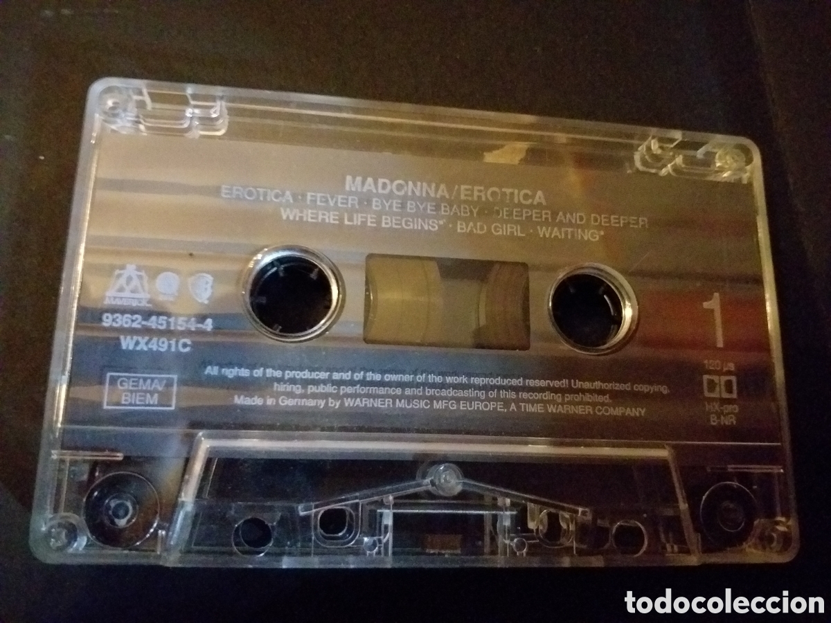 Casetes antiguos: MADONNA EROTICA - Foto 1