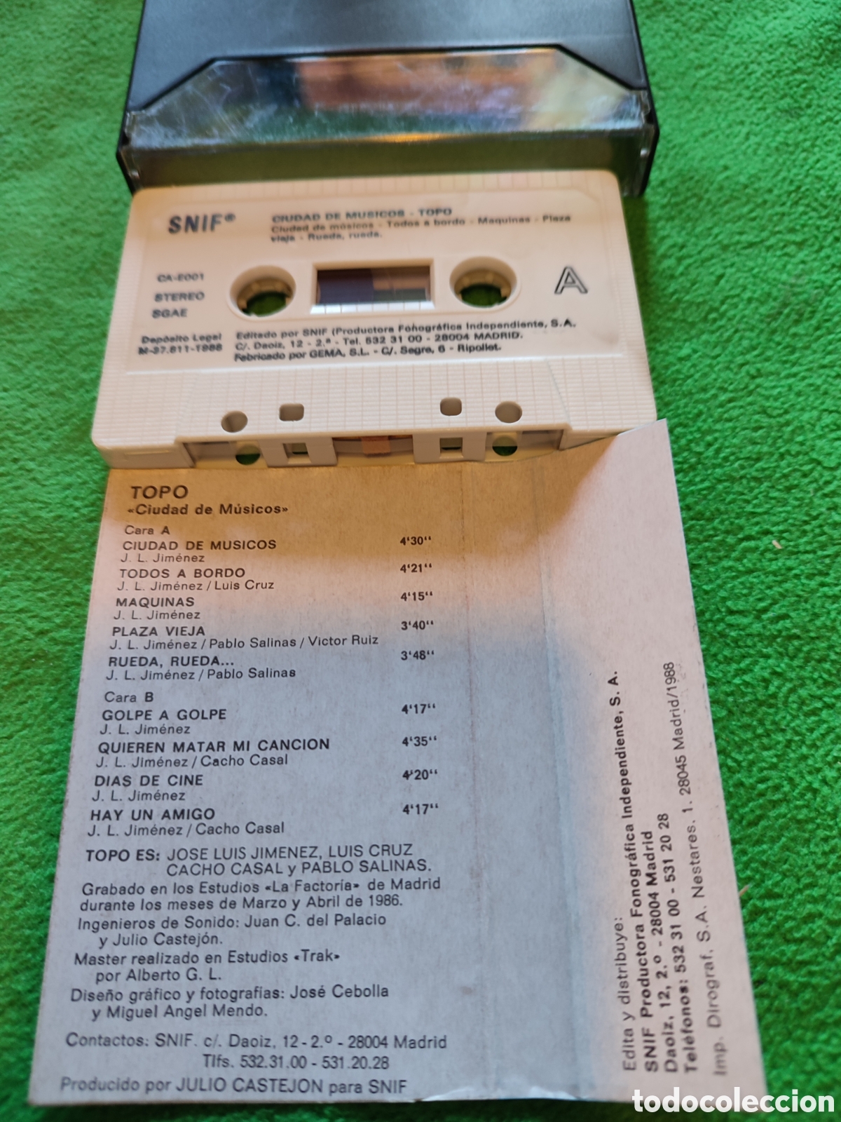 Casetes antiguos: Topo - Ciudad de m&uacute;sicos - Foto 4