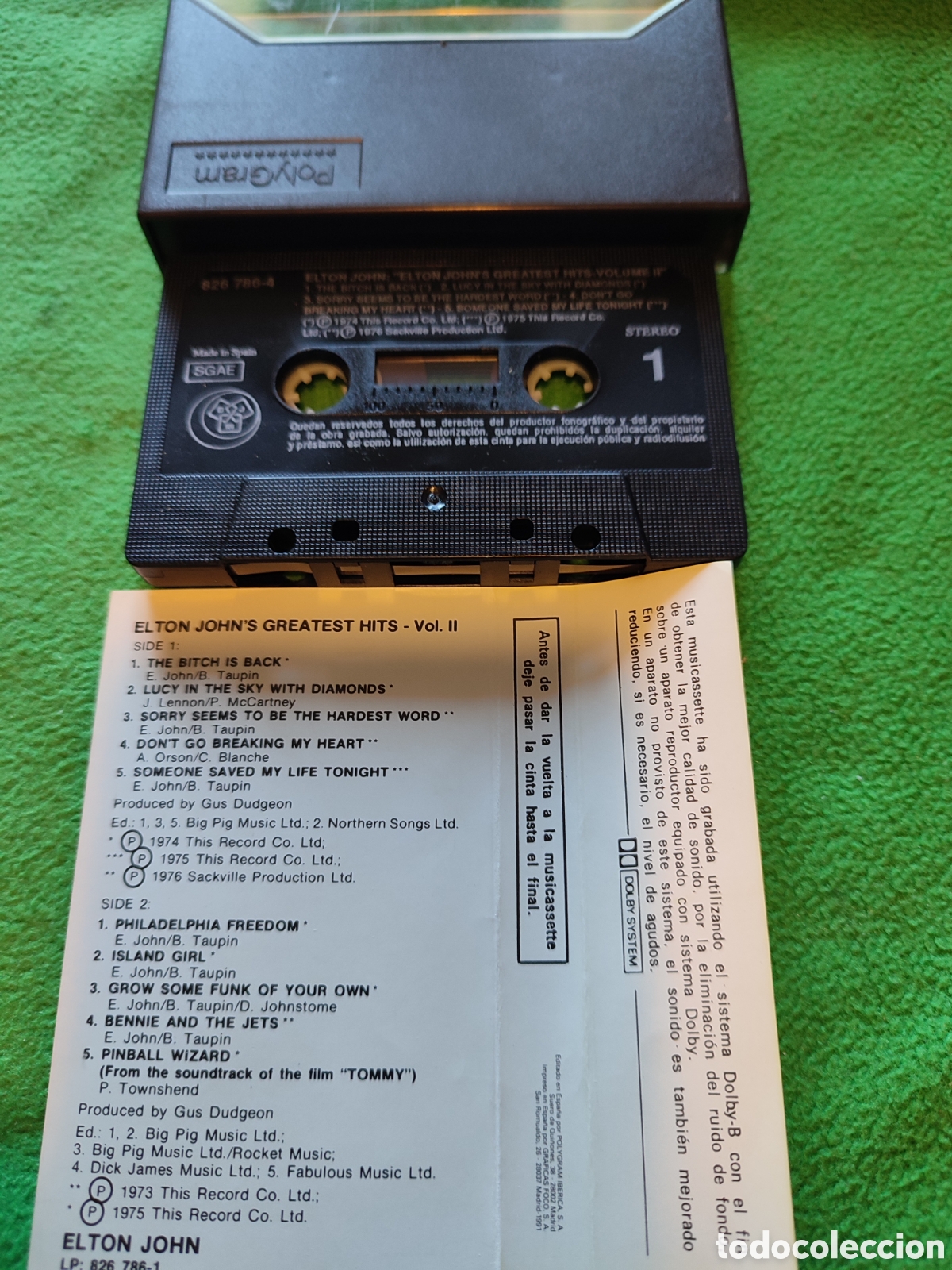 Casetes antiguos: Elton John - Greatest hits volume II - Foto 4