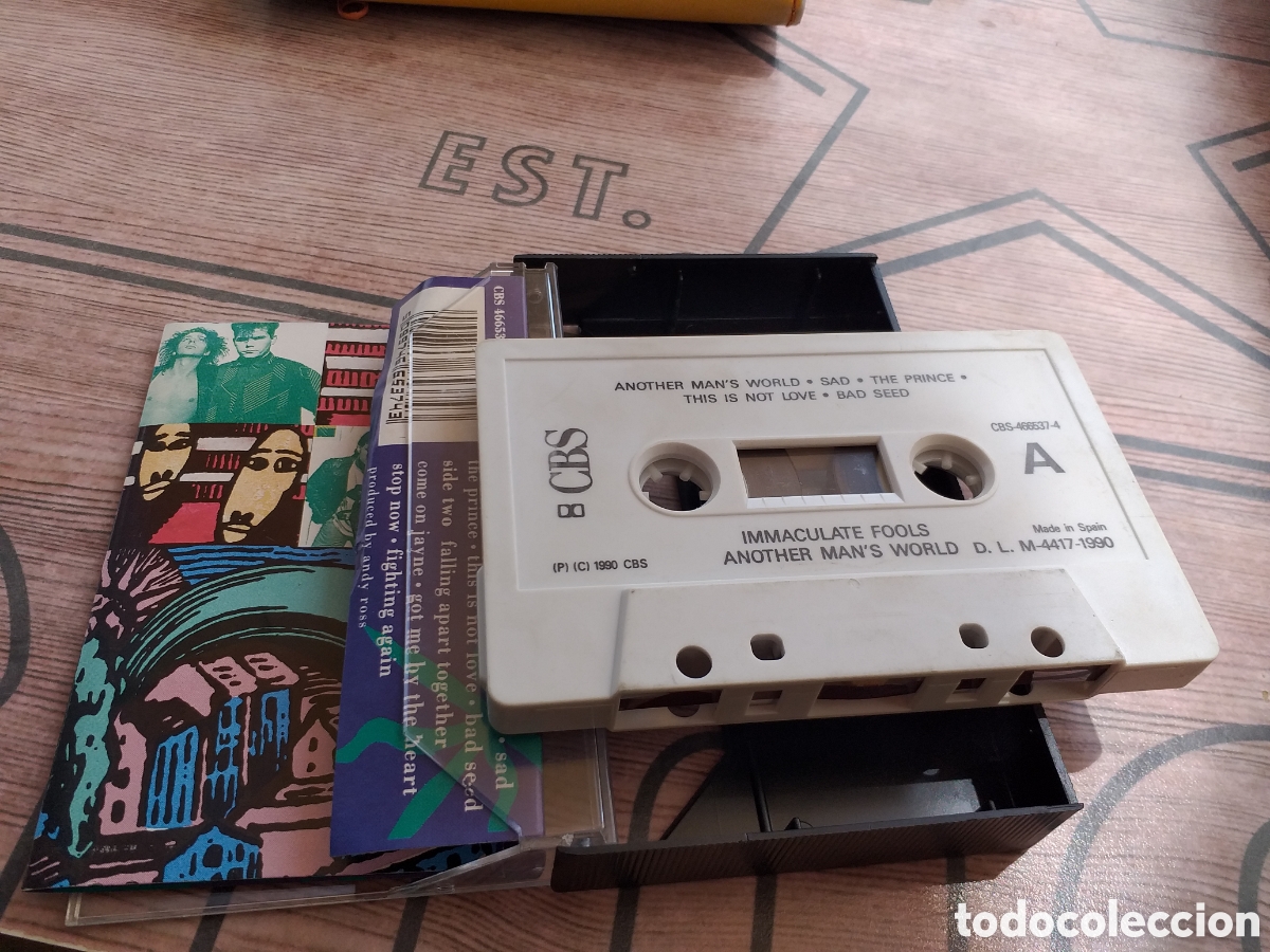 Casetes antiguos: INMACULATE FOOLS ANOTHER MANS WORLD - Foto 2