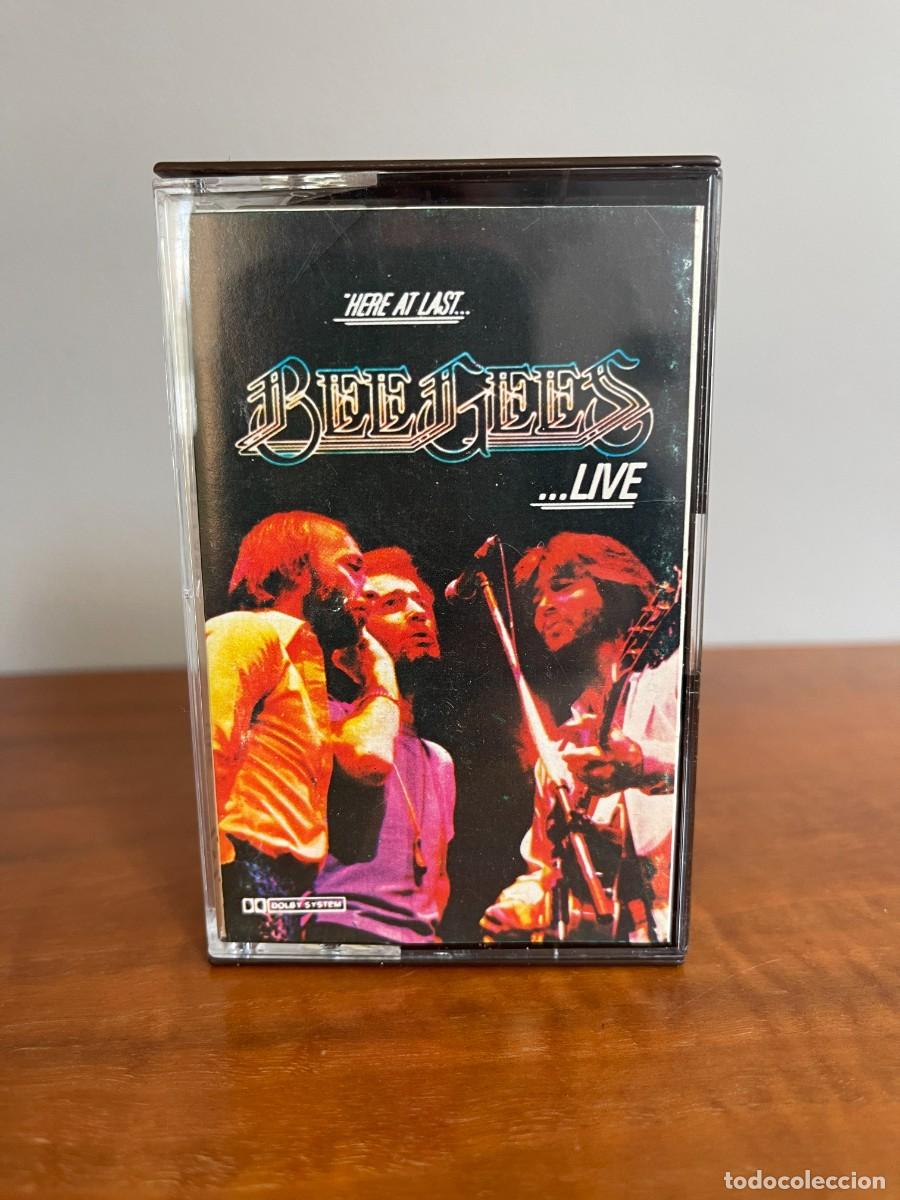 Casetes antiguos: Bee Gees - Here At Last - Live cassete - Foto 1