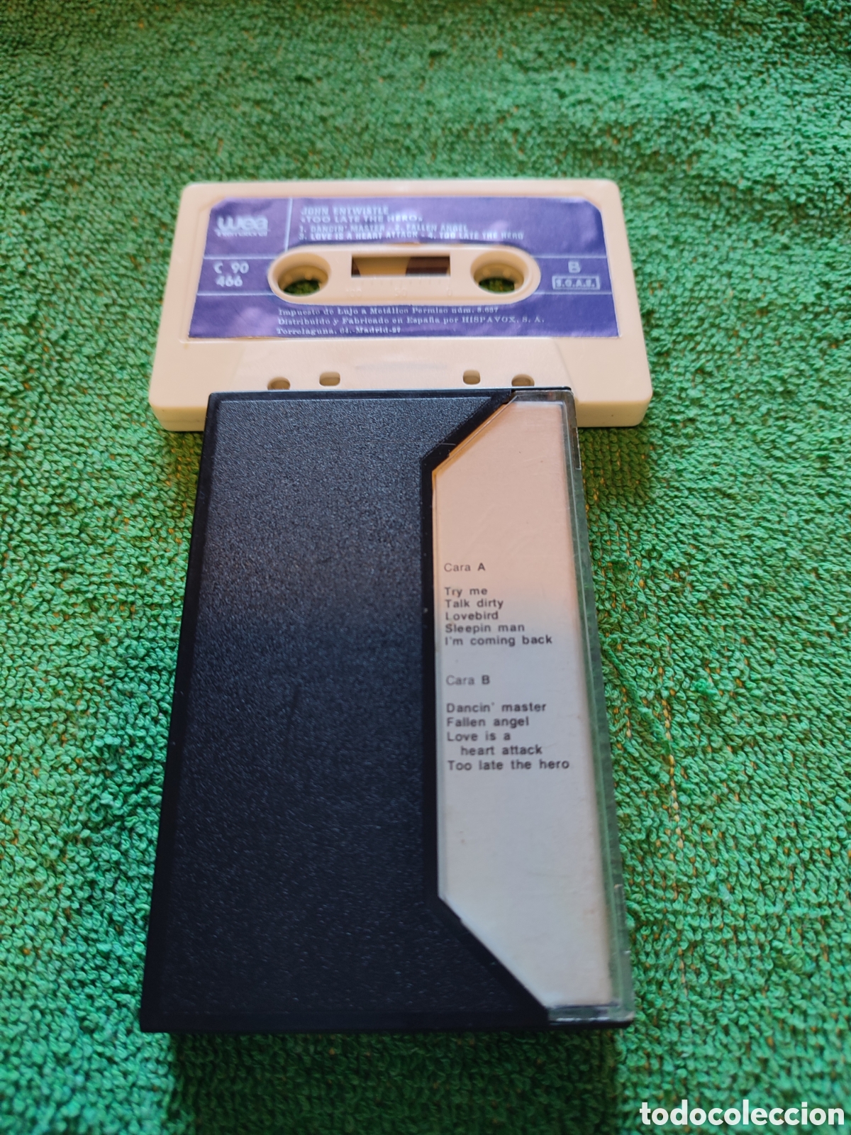 Casetes antiguos: John Entwistle - Too late the hero - Foto 2