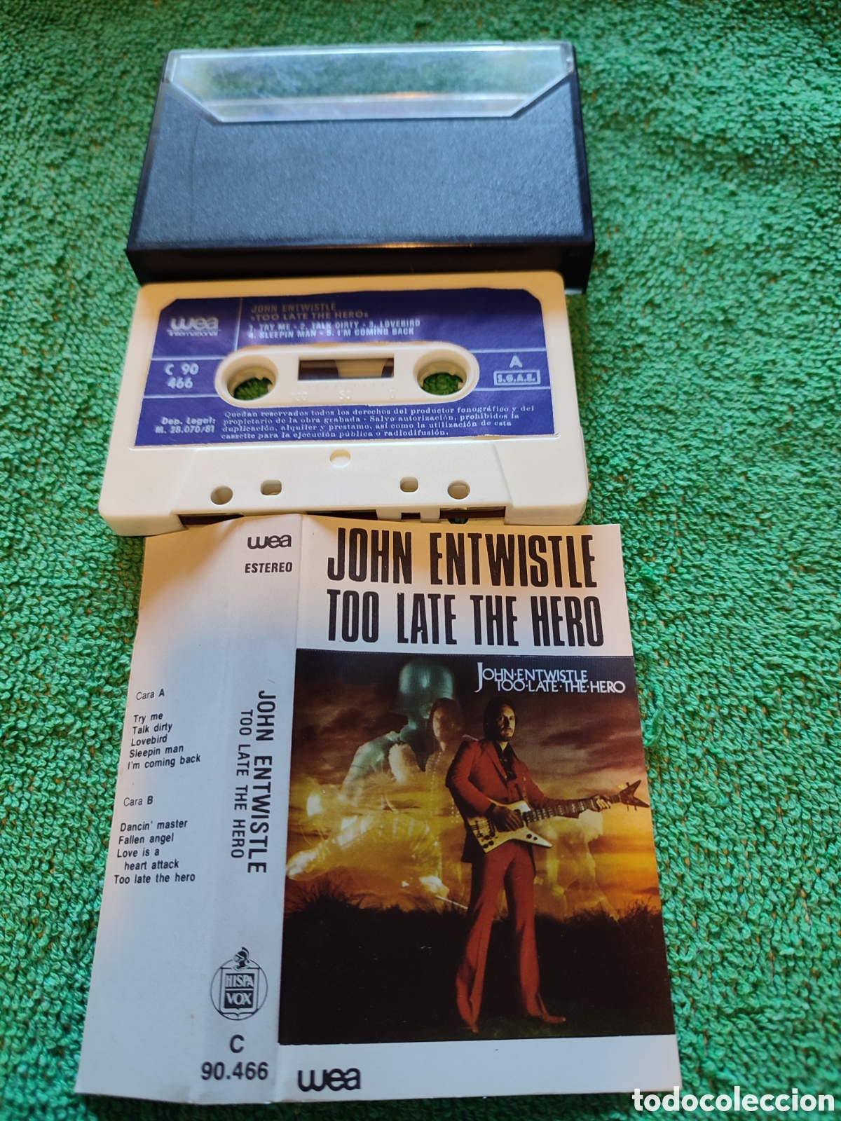 Casetes antiguos: John Entwistle - Too late the hero - Foto 3