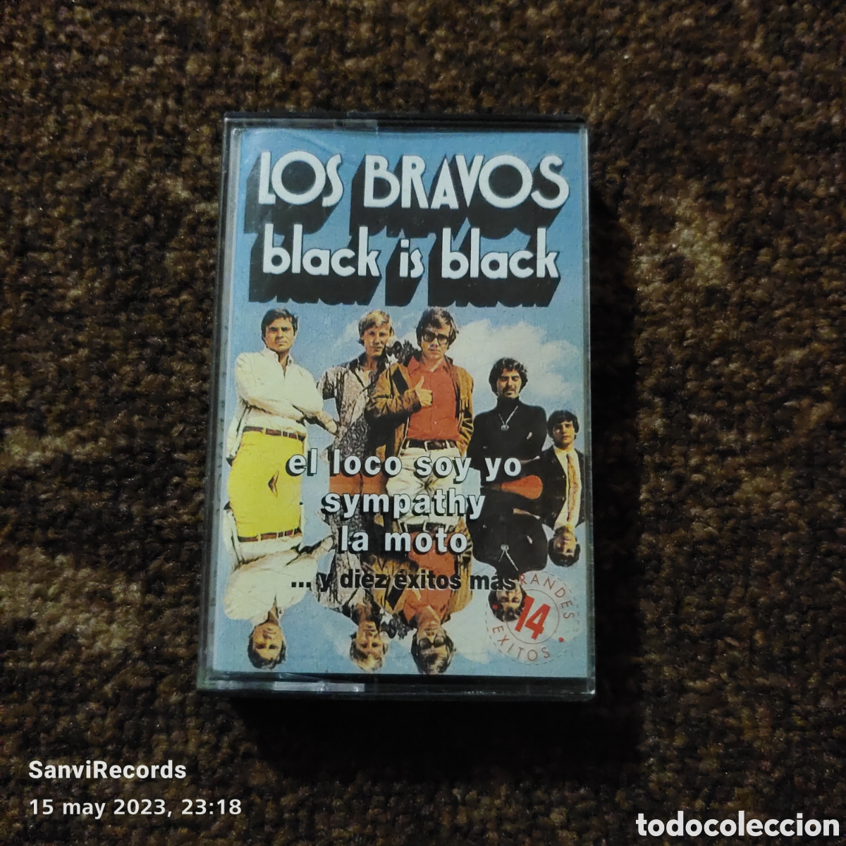 Casetes antiguos: CASETE: LOS BRAVOS, BLACK IS BLACK - Foto 1