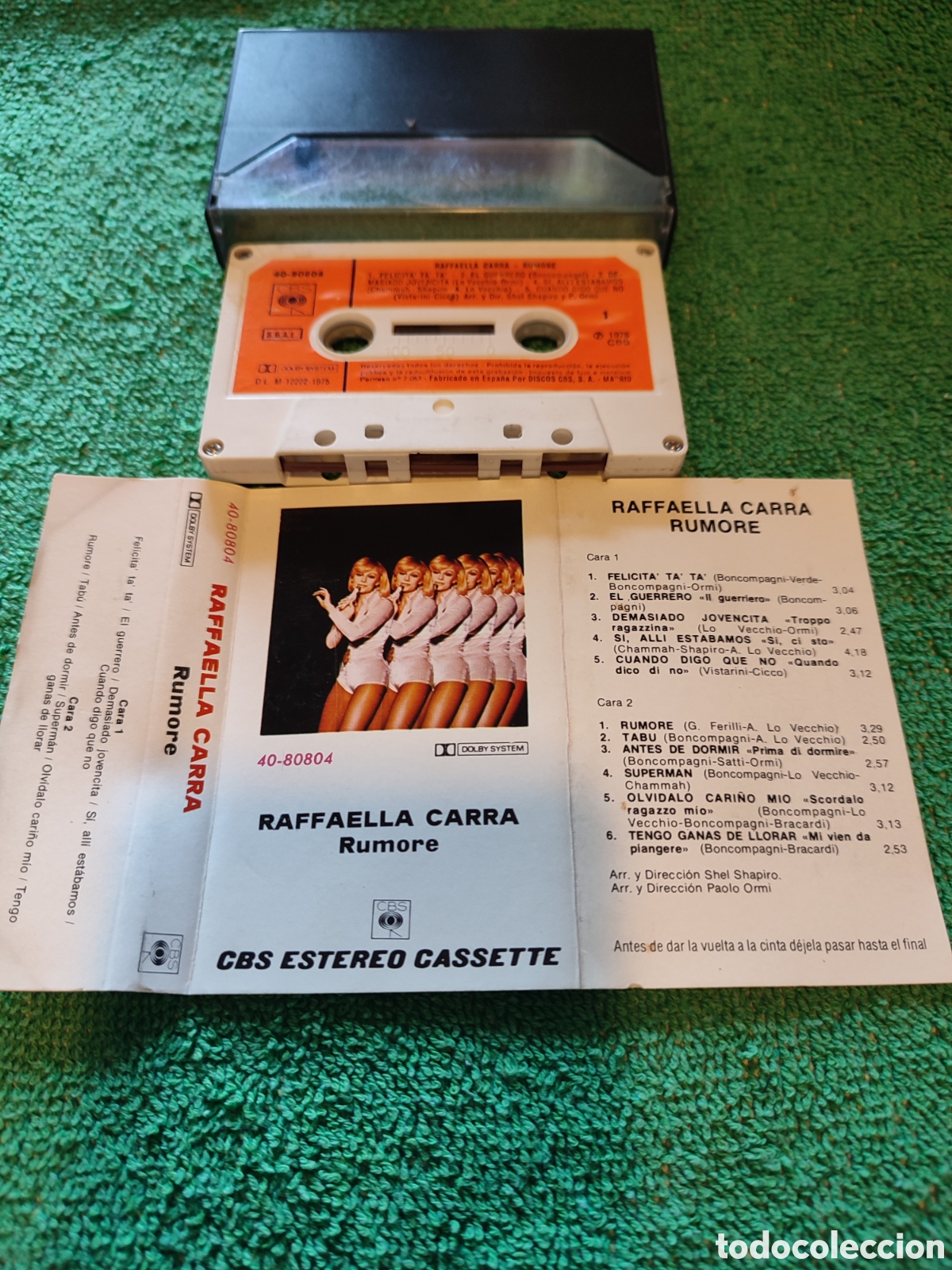 Casetes antiguos: Raffaella Carr&aacute; - Rumore - Foto 3