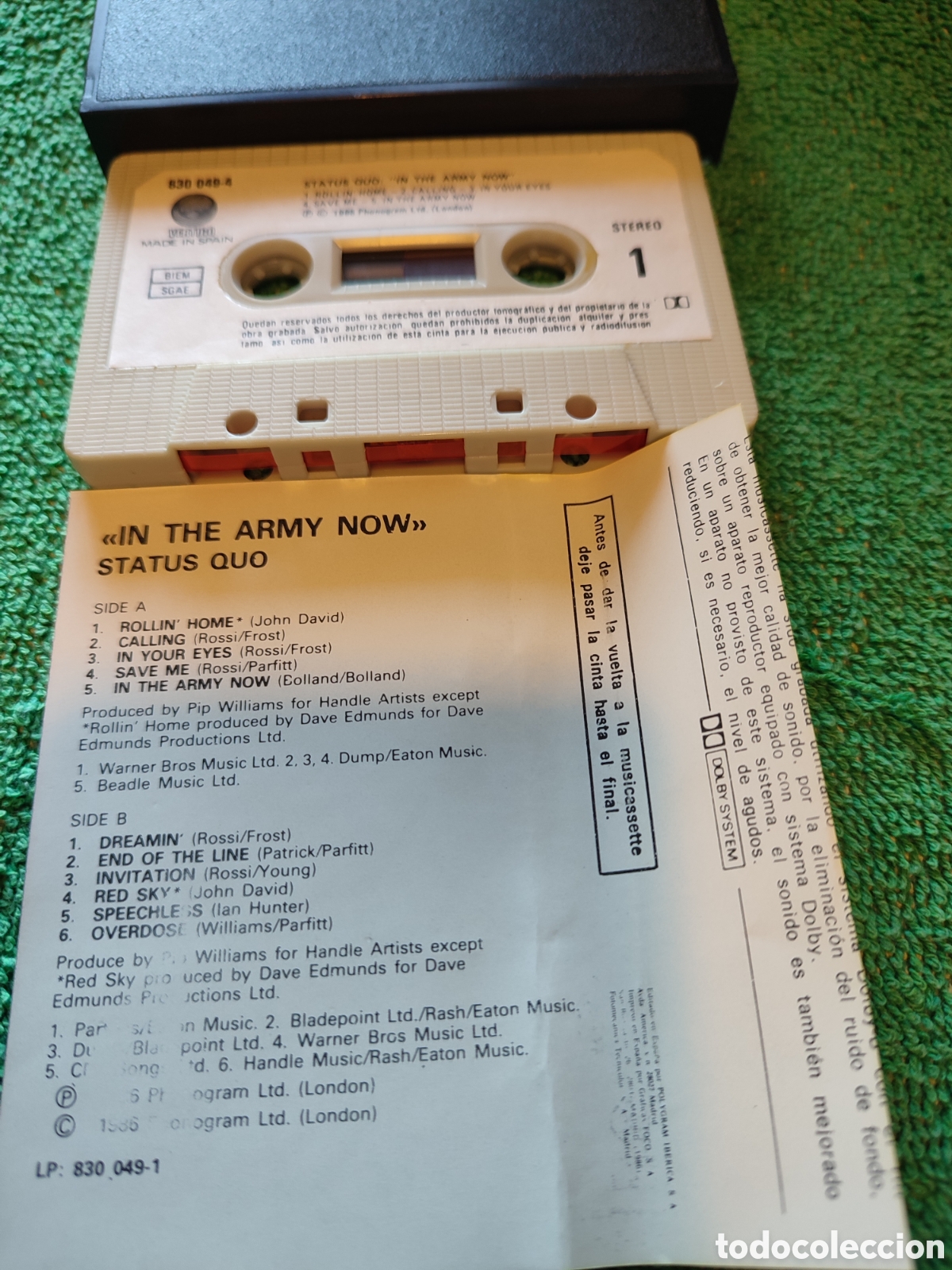 Casetes antiguos: Status Quo - In The army now - Foto 4