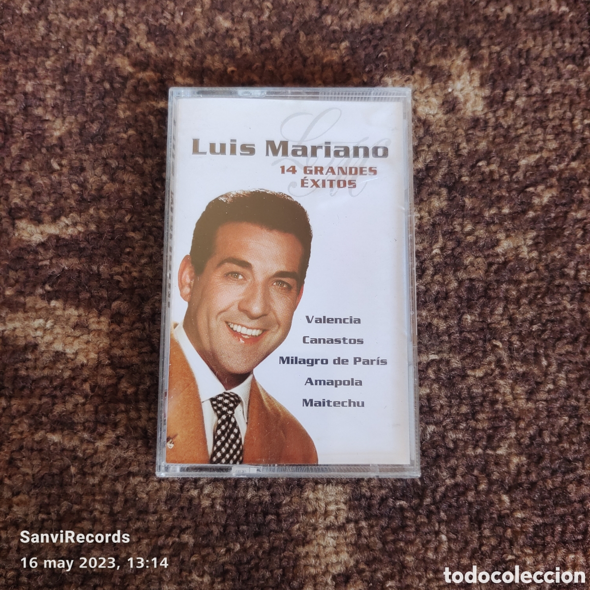 Casetes antiguos: CASETE: LUIS MARIANO, 14 GRANDES EXITOS - Foto 1