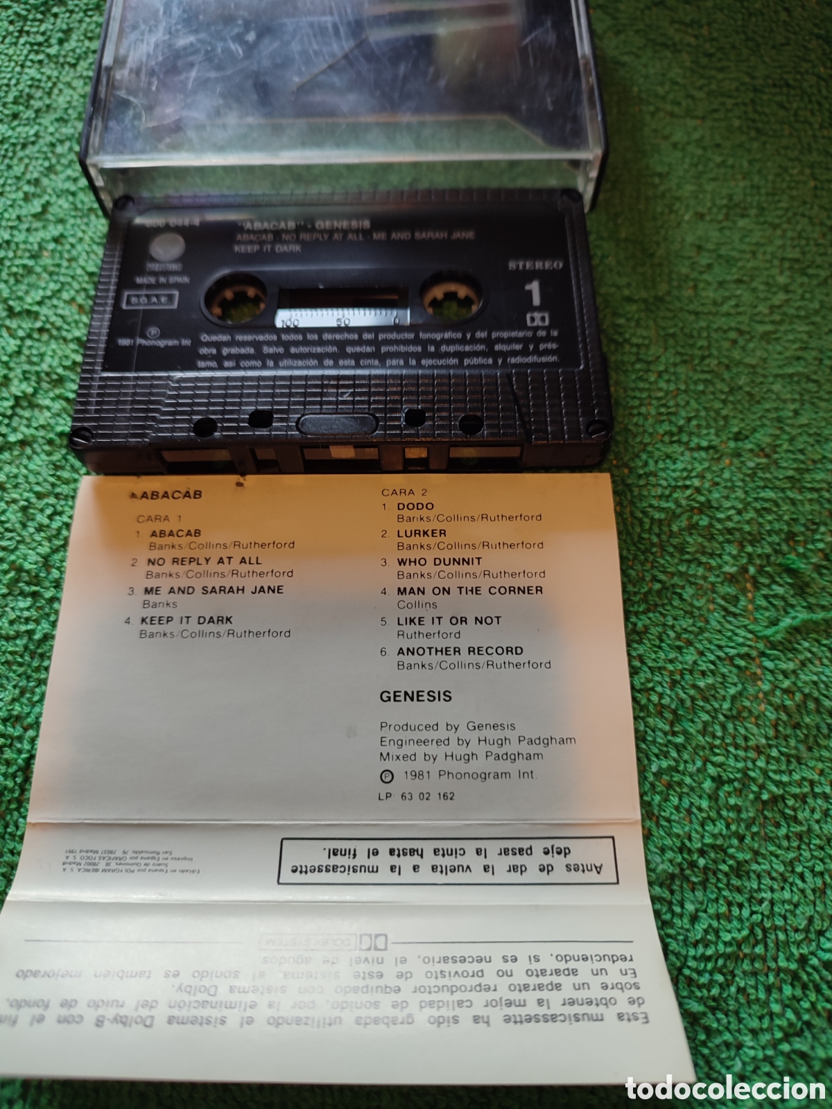 Casetes antiguos: G&eacute;nesis - Abacab casettes - Foto 4