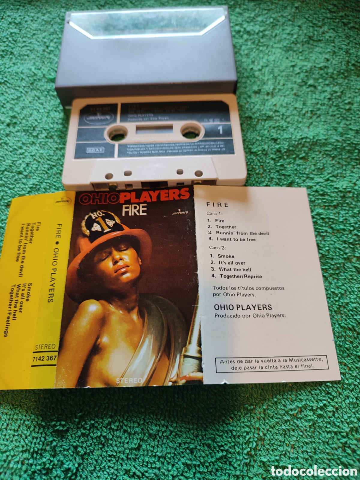 Casetes antiguos: Ohio Players - Fire casettes - Foto 3