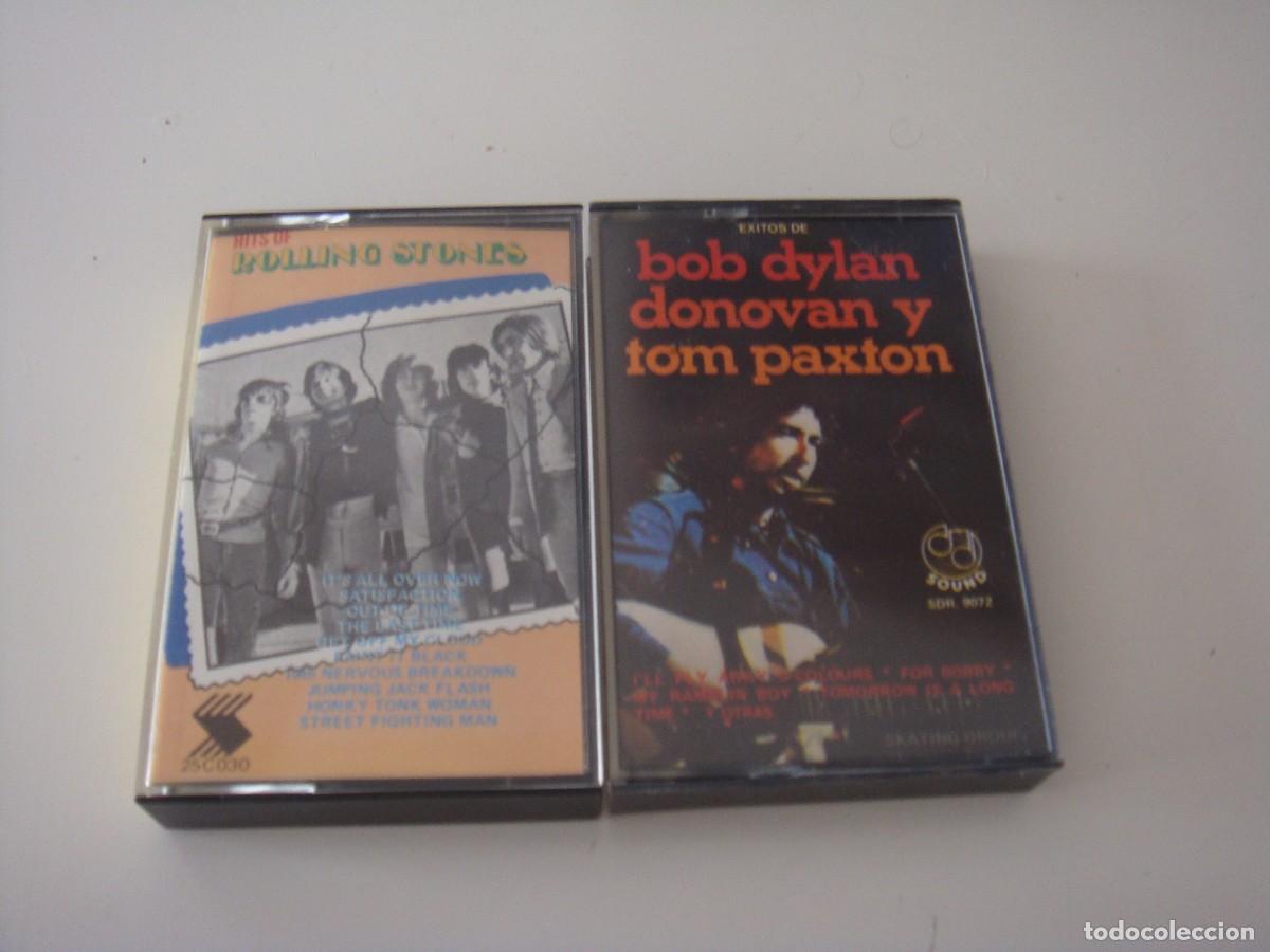 Casetes antiguos: ROLLING STONES - BOB DYLAN 2 CASETES - Foto 1