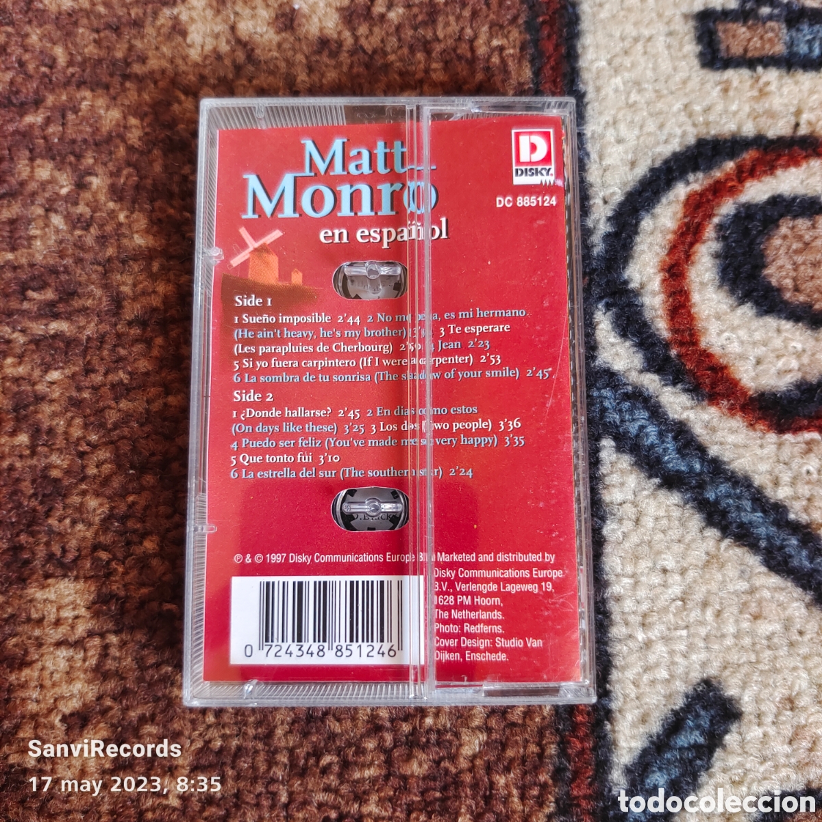 Casetes antiguos: CASETE: MATT MONRO, EN ESPA&Ntilde;OL - Foto 2