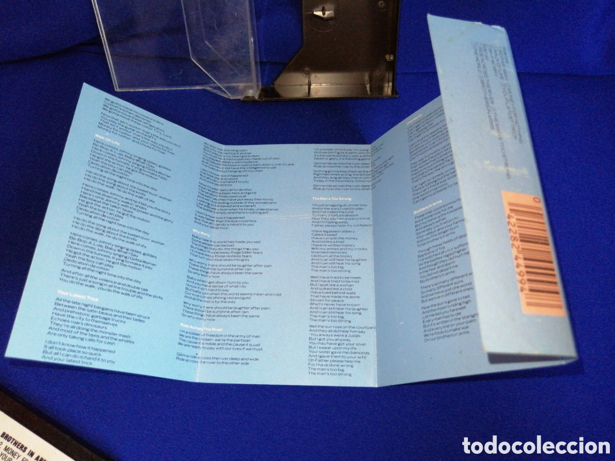 Casetes antiguos: DIRE STRAITS BROTHERS IN ARMS - Foto 2