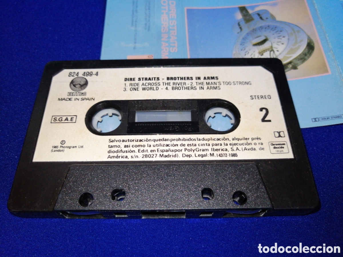 Casetes antiguos: DIRE STRAITS BROTHERS IN ARMS - Foto 5