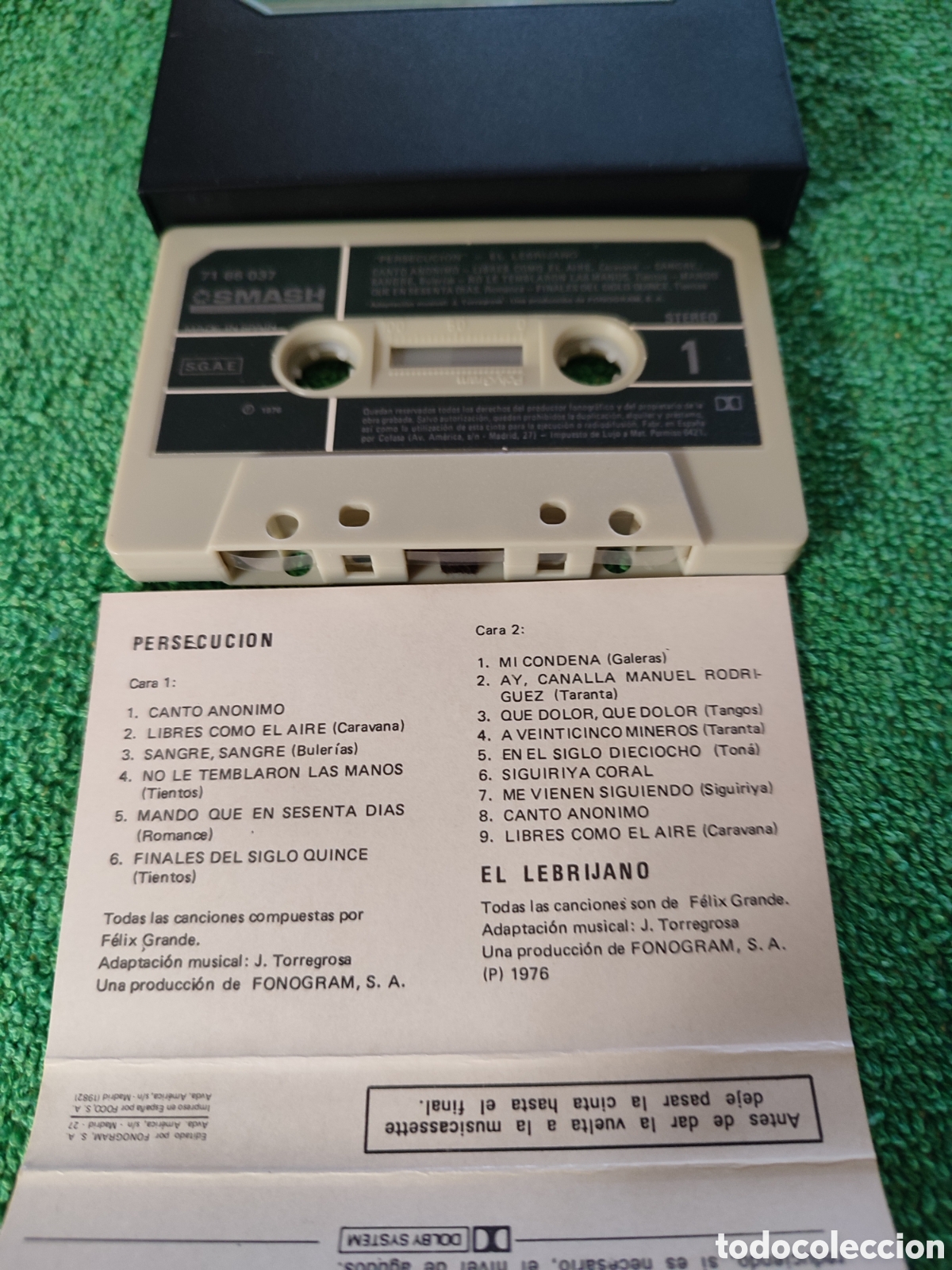 Casetes antiguos: El Lebrijano - Persecuci&oacute;n - Foto 4