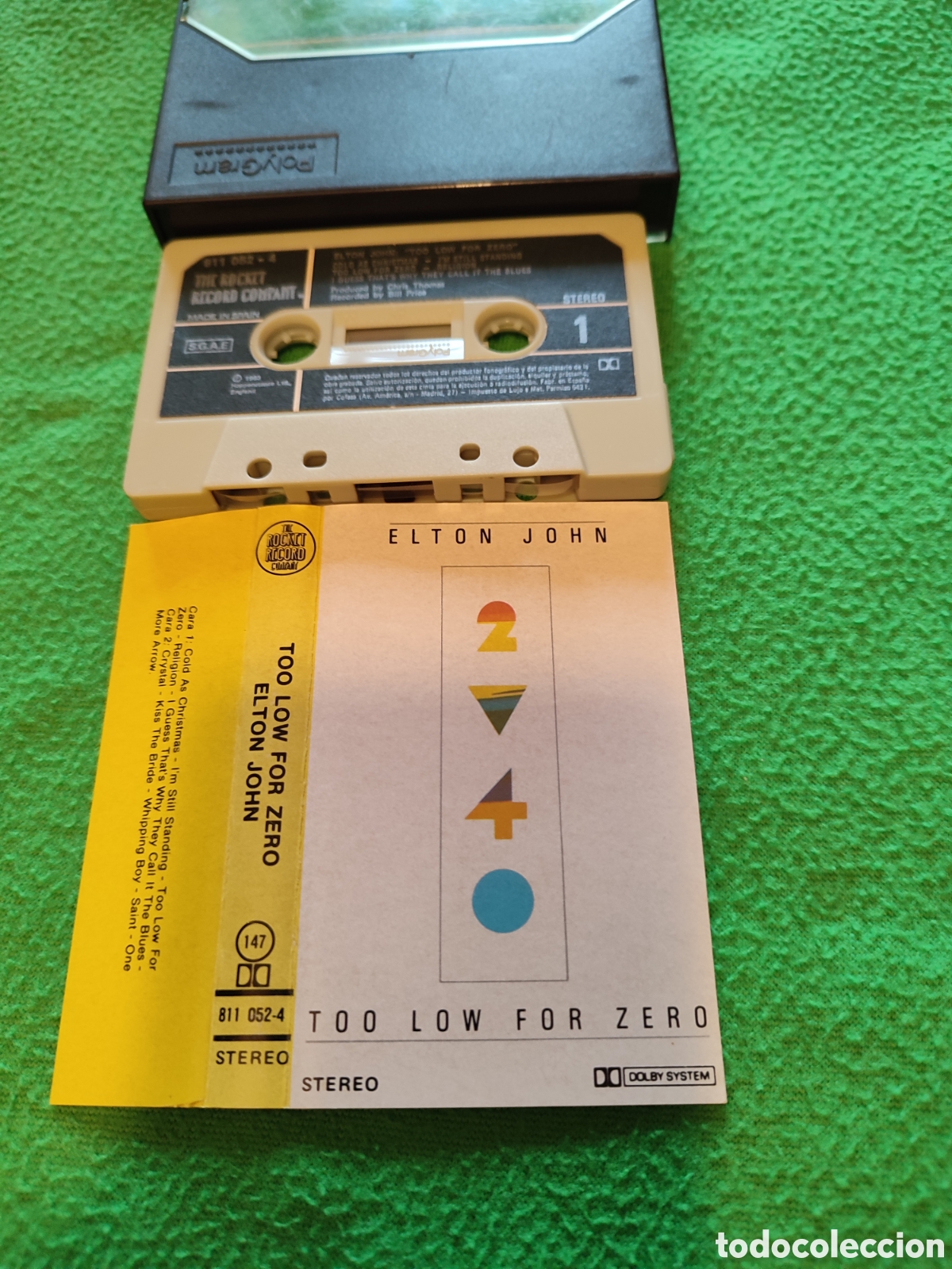 Casetes antiguos: Elton John - Too low for zero - Foto 3