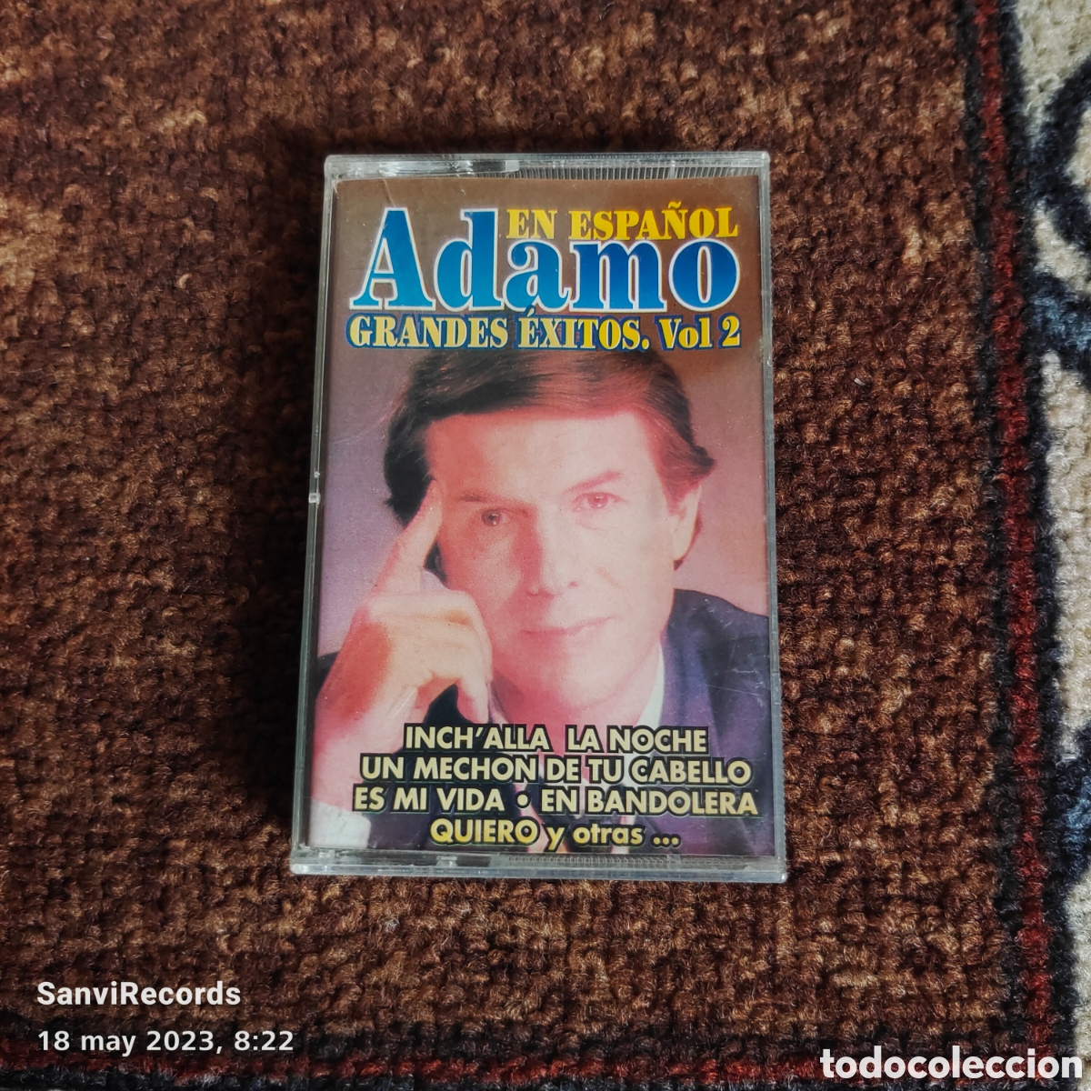 Casetes antiguos: CASETE: ADAMO, EN ESPA&Ntilde;OL, GRANDES &Eacute;XITOS VOL. 2 - Foto 1