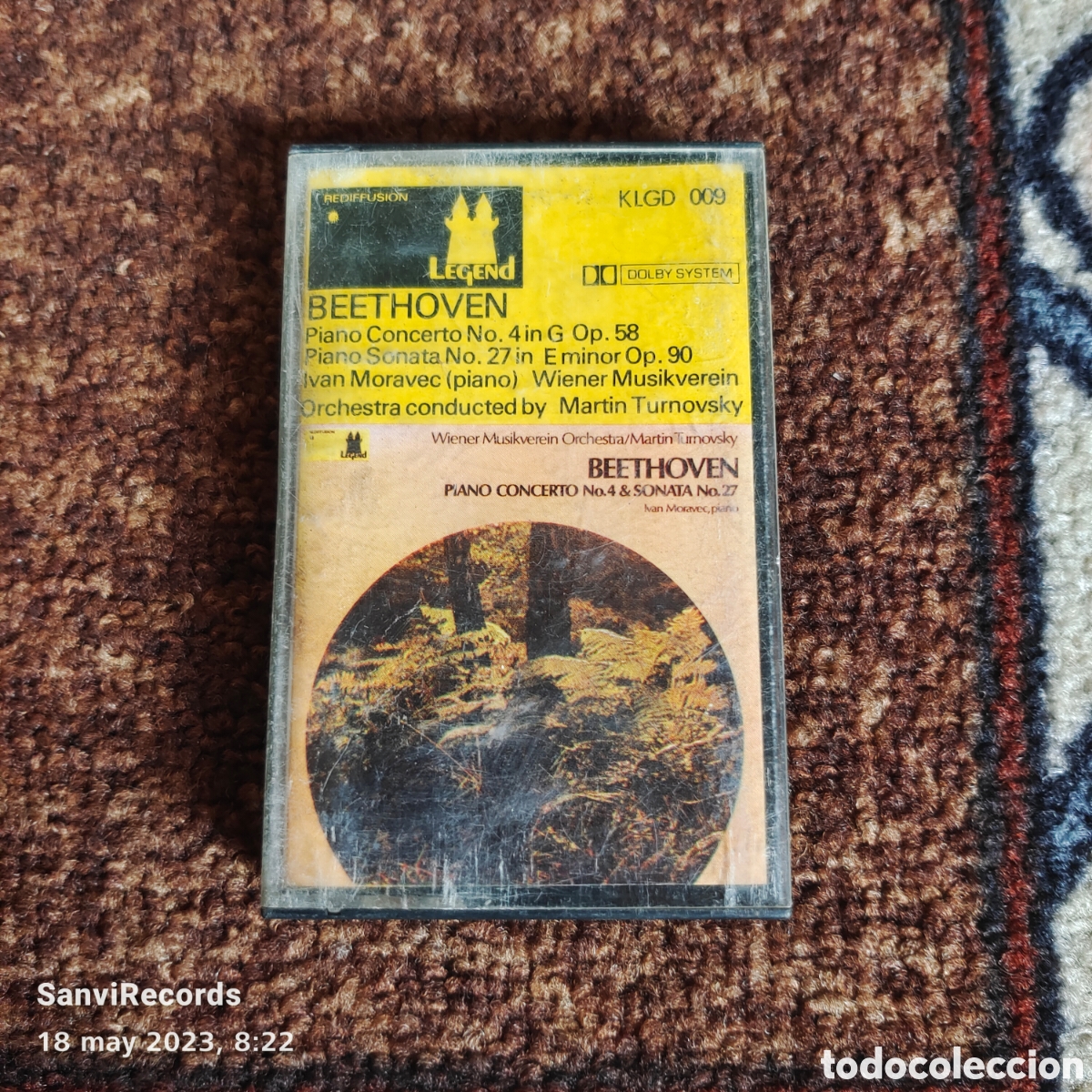 Casetes antiguos: CASETE: BEETHOVEN (LEGEND) - Foto 1
