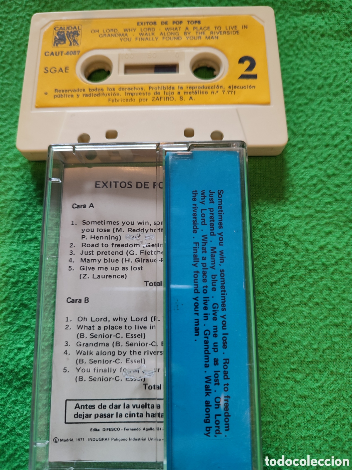 Casetes antiguos: Pop Tops - &Eacute;xitos de Pop Tops - Foto 2