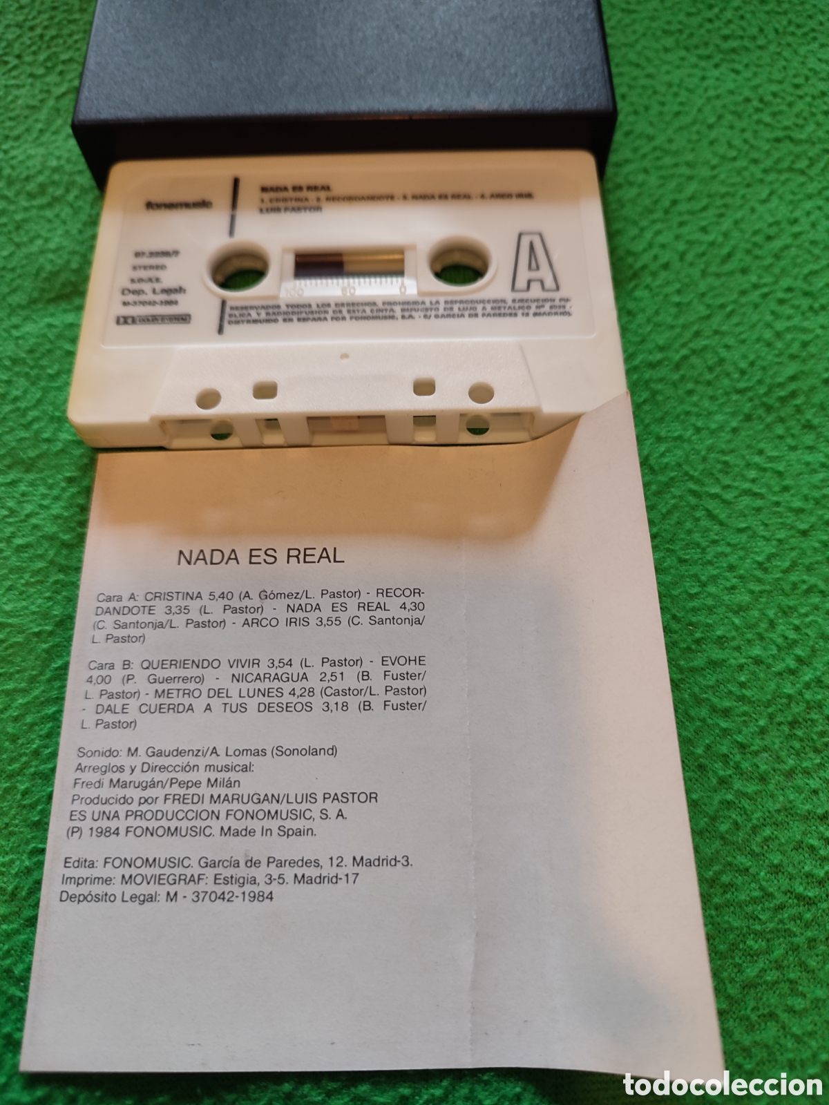 Casetes antiguos: Luis Pastor - Nada es real - Foto 4