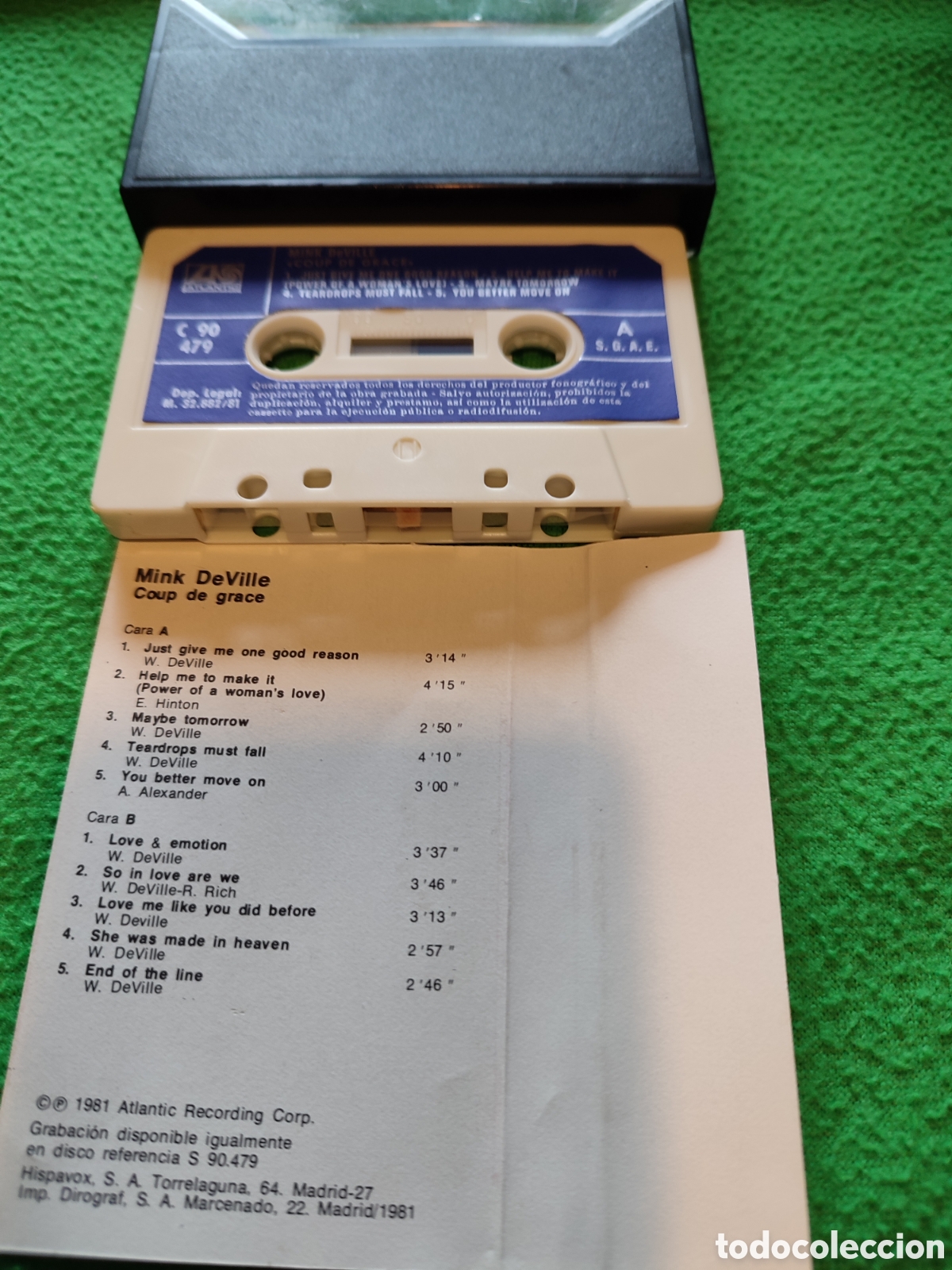 Casetes antiguos: Mink DeVille - Coup de grace - Foto 4