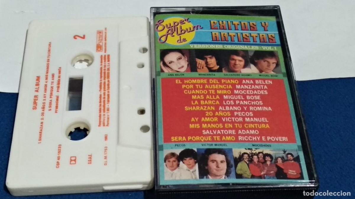 Casetes antiguos: SUPER ALBUM DE EXITOS Y ARTISTAS ORIGINALES - PROMO MARIE CLAIRE- 1982 CBS -CASETE CINTA POCO USO