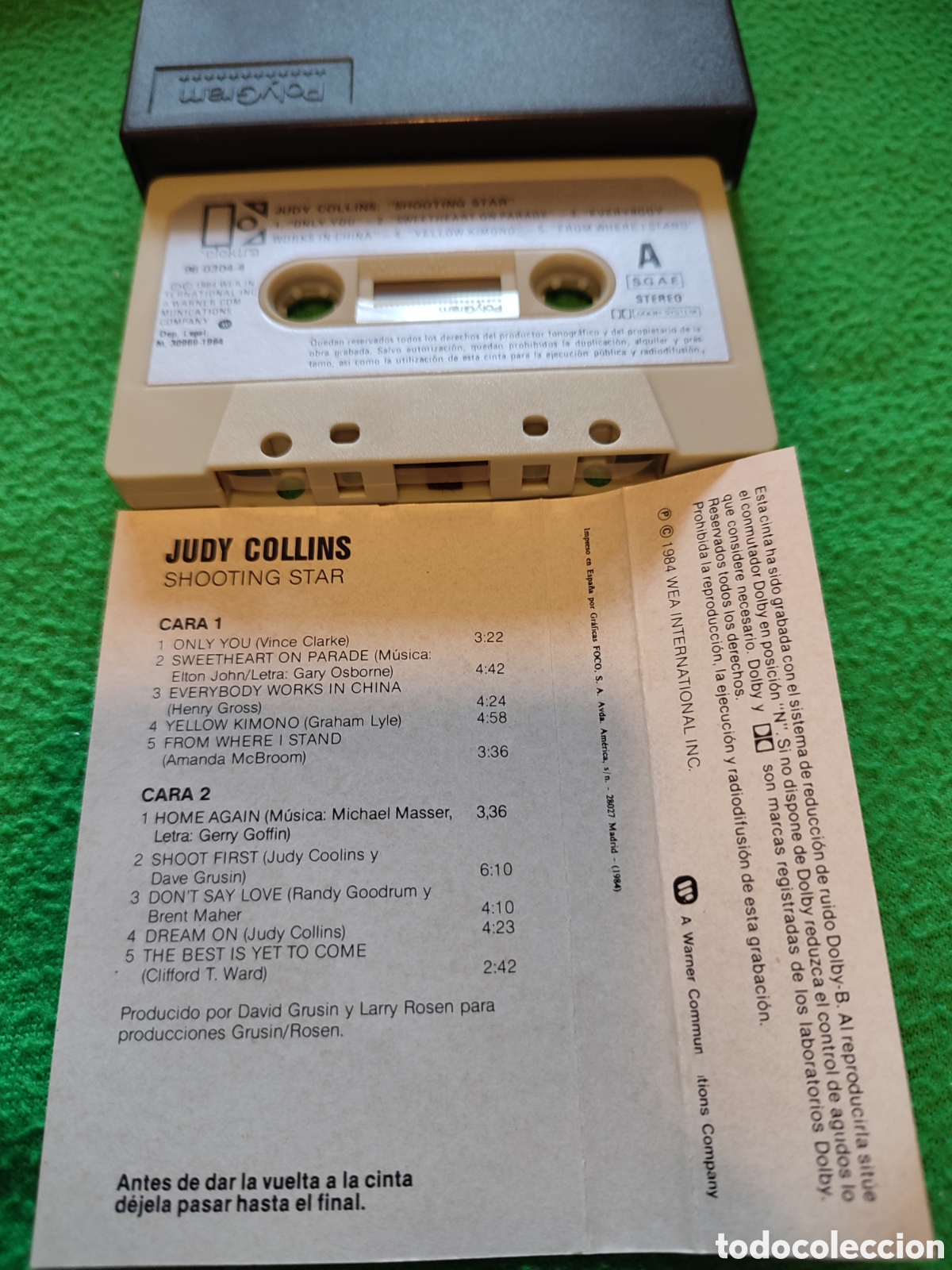 Casetes antiguos: Judy Collins - Shooting star - Foto 4