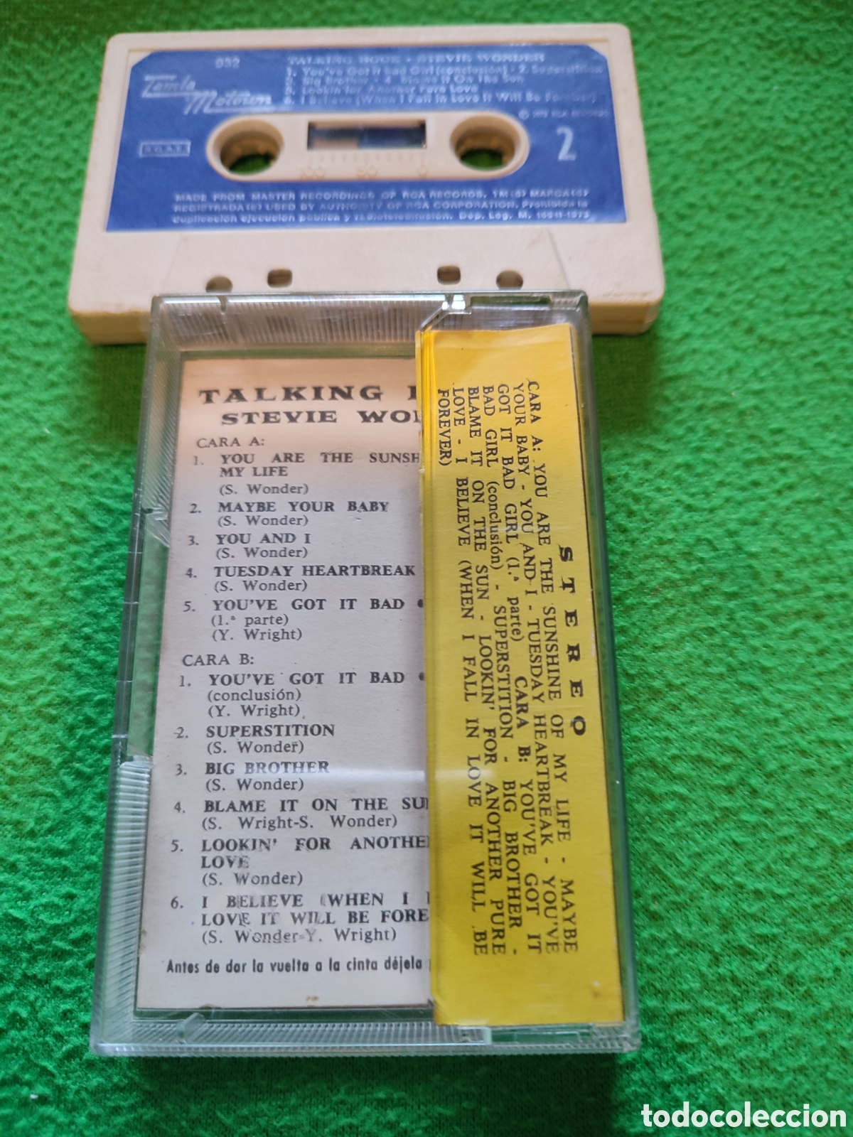 Casetes antiguos: Stevie Wonder - Talking book - Foto 2