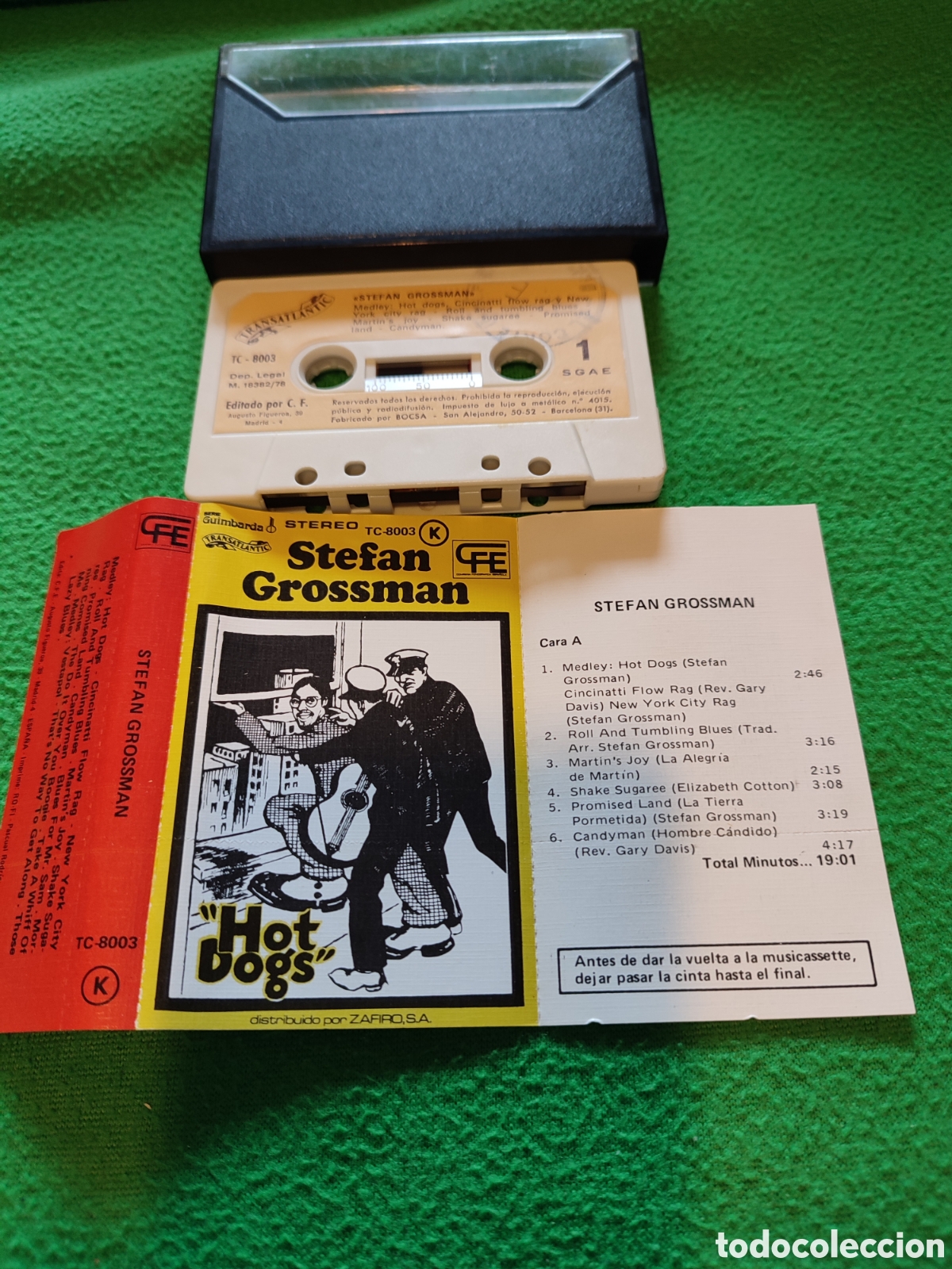 Casetes antiguos: Stefan Grossman - Hot dog - Foto 3