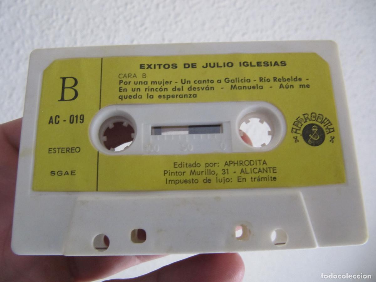 Casetes antiguos: EXITOS DE JULIO IGLESIAS CASETTE MUY RARO - Foto 2