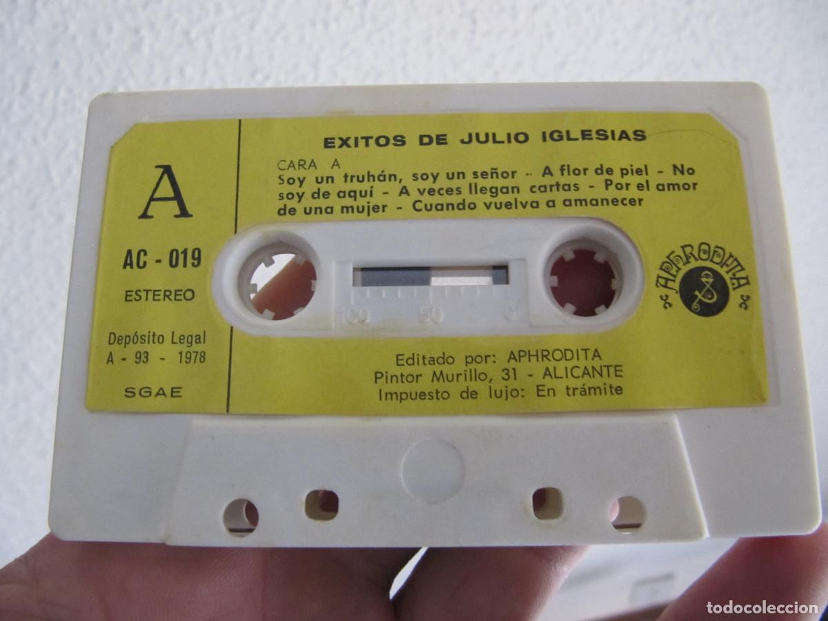 Casetes antiguos: EXITOS DE JULIO IGLESIAS CASETTE MUY RARO - Foto 3