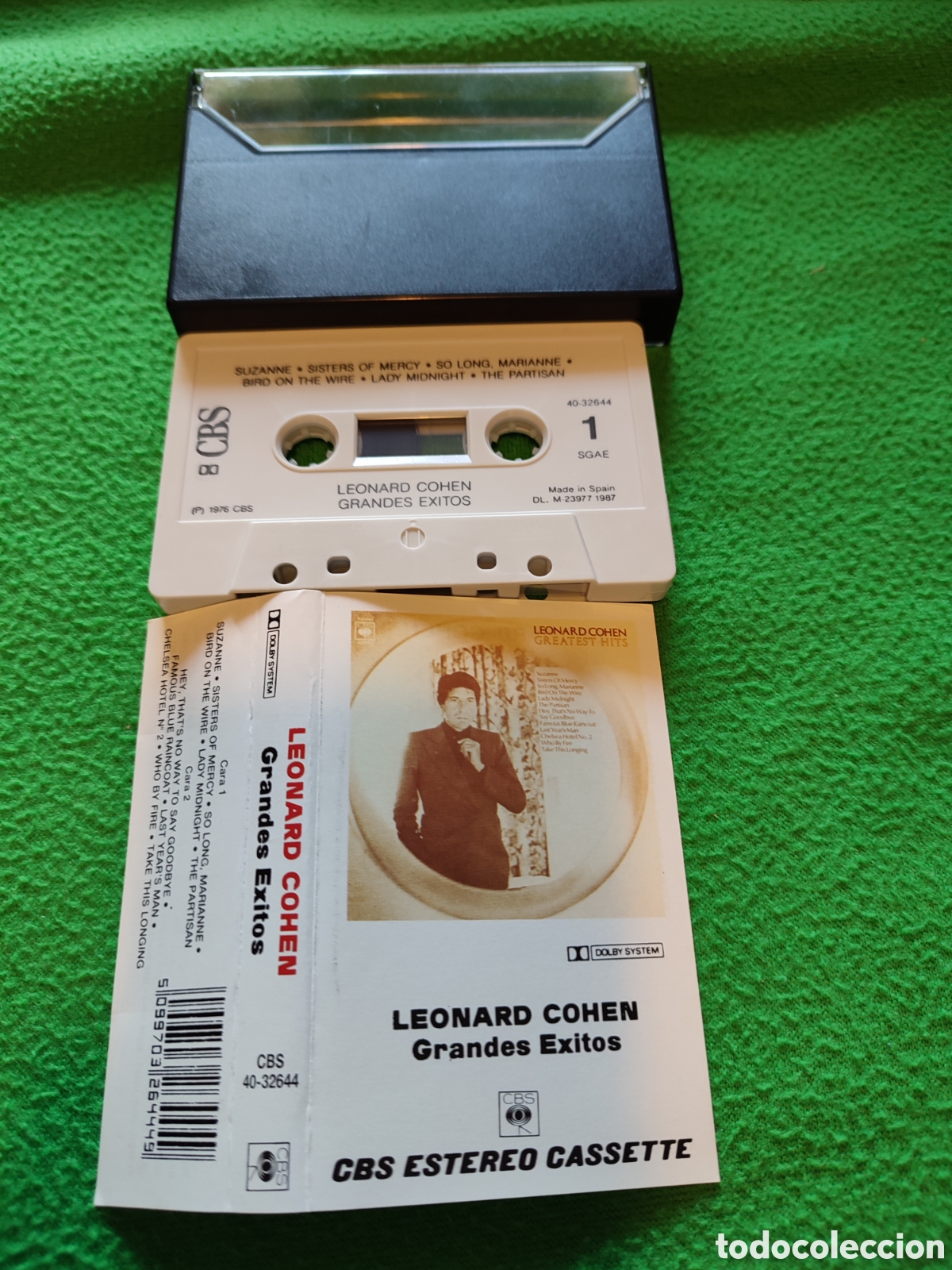 Casetes antiguos: Leonard Cohen - Grandes &eacute;xitos - Foto 3