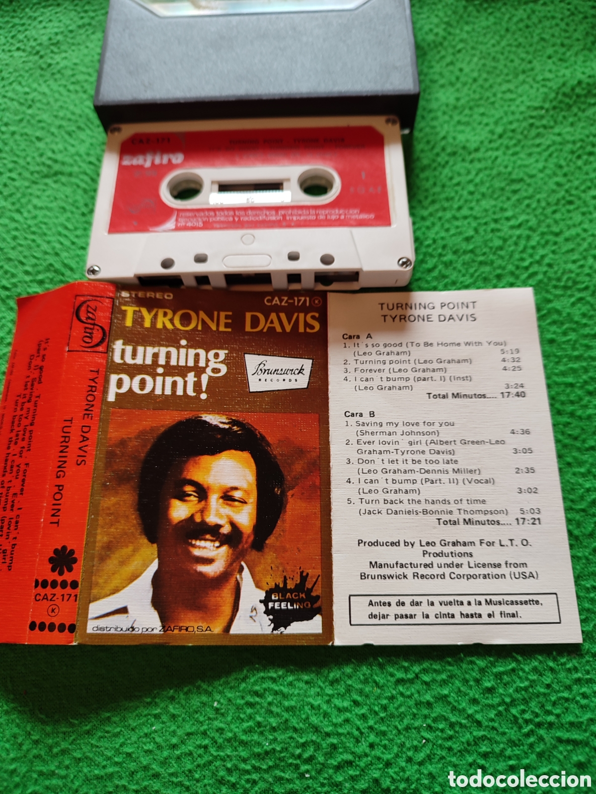 Casetes antiguos: Tyrone Davis - Turning point - Foto 3
