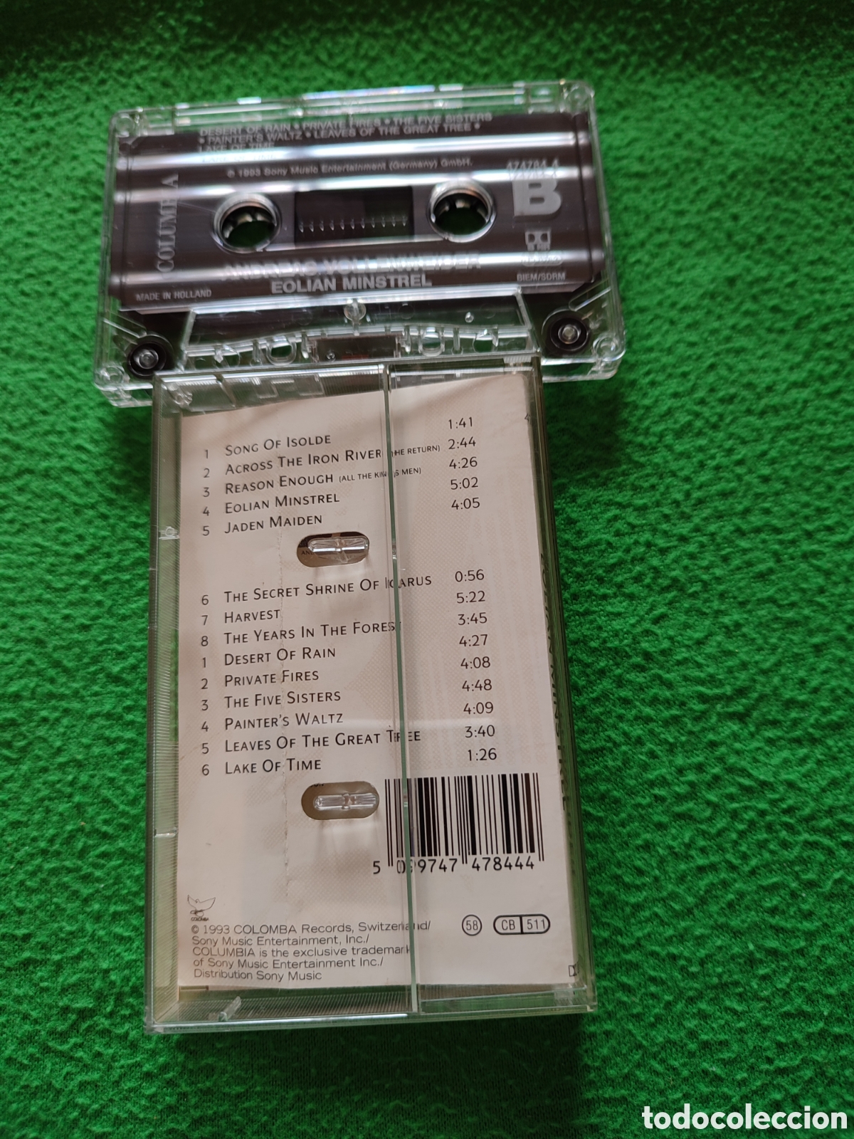 Casetes antiguos: Andreas Vollenweider - Eolian minstrel - Foto 2