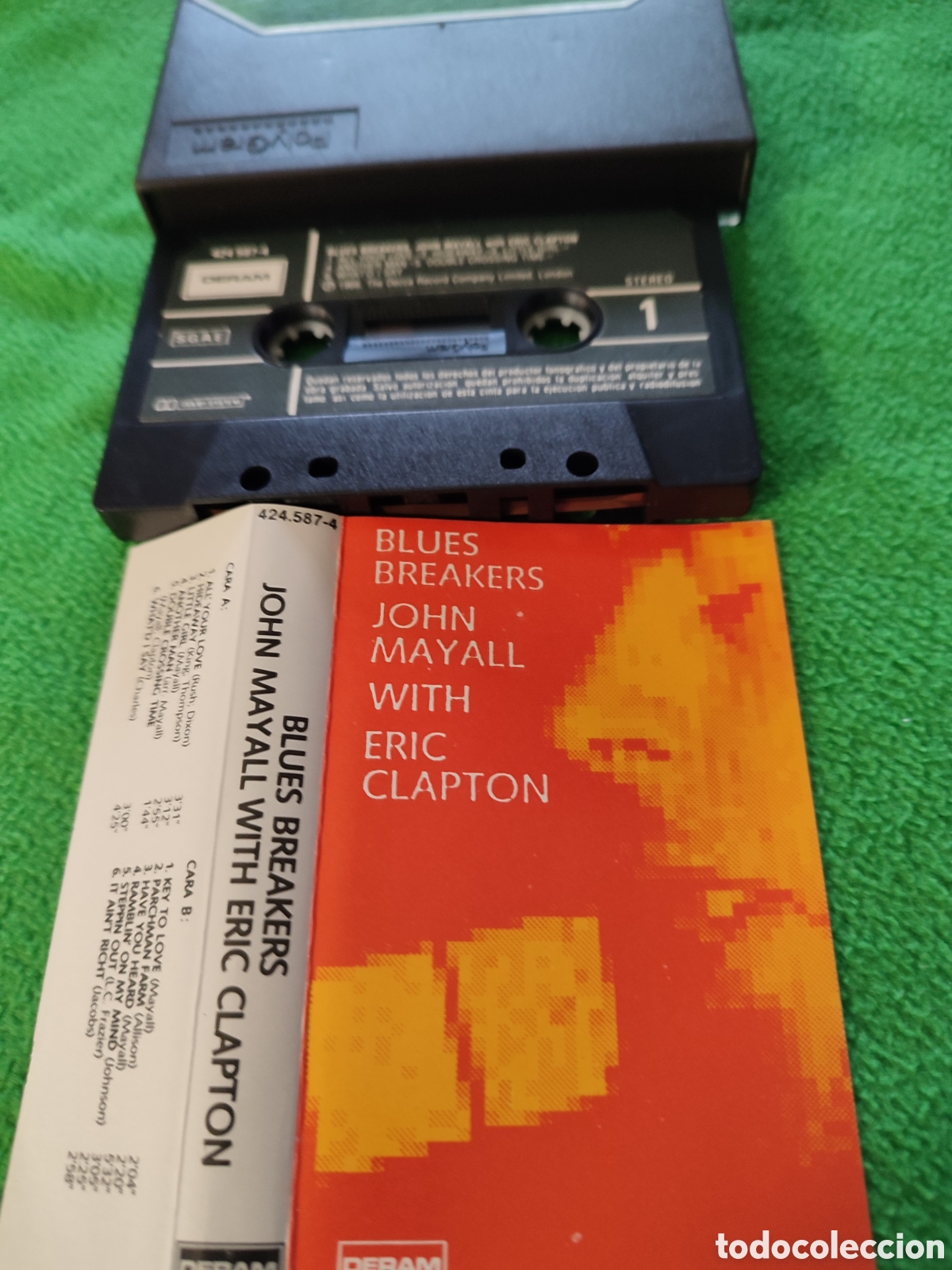 Casetes antiguos: Blues Breakers John Mayall Whit Eric Clapton - Foto 3