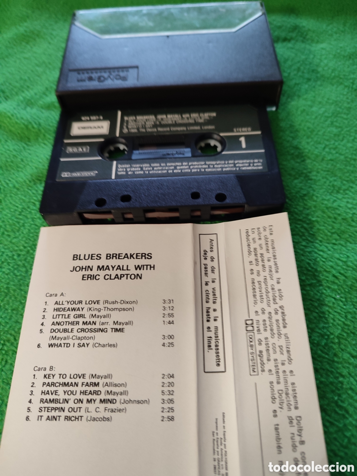 Casetes antiguos: Blues Breakers John Mayall Whit Eric Clapton - Foto 4