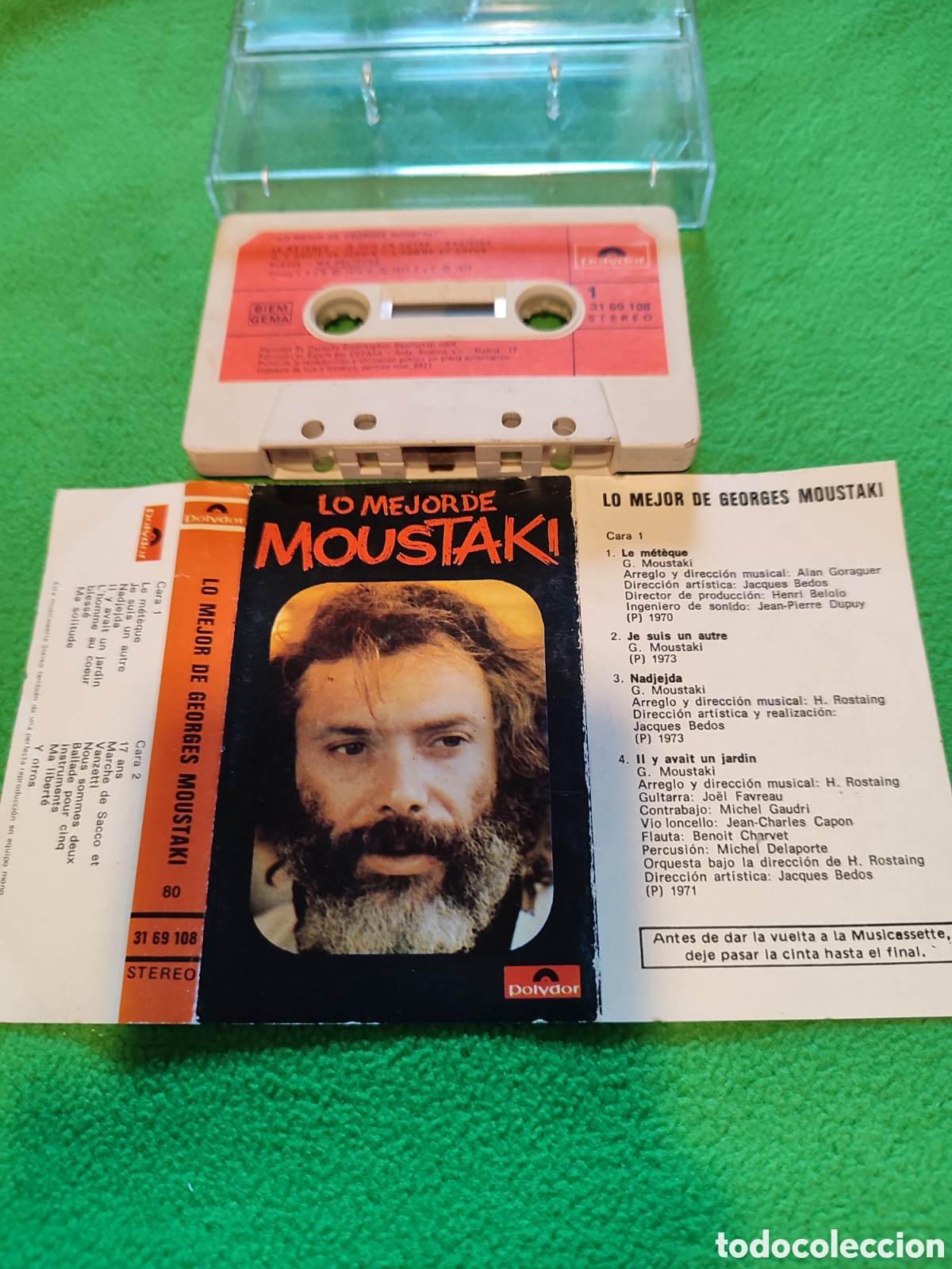 Casetes antiguos: Georges Moustaki - Lo mejor de ... - Foto 3