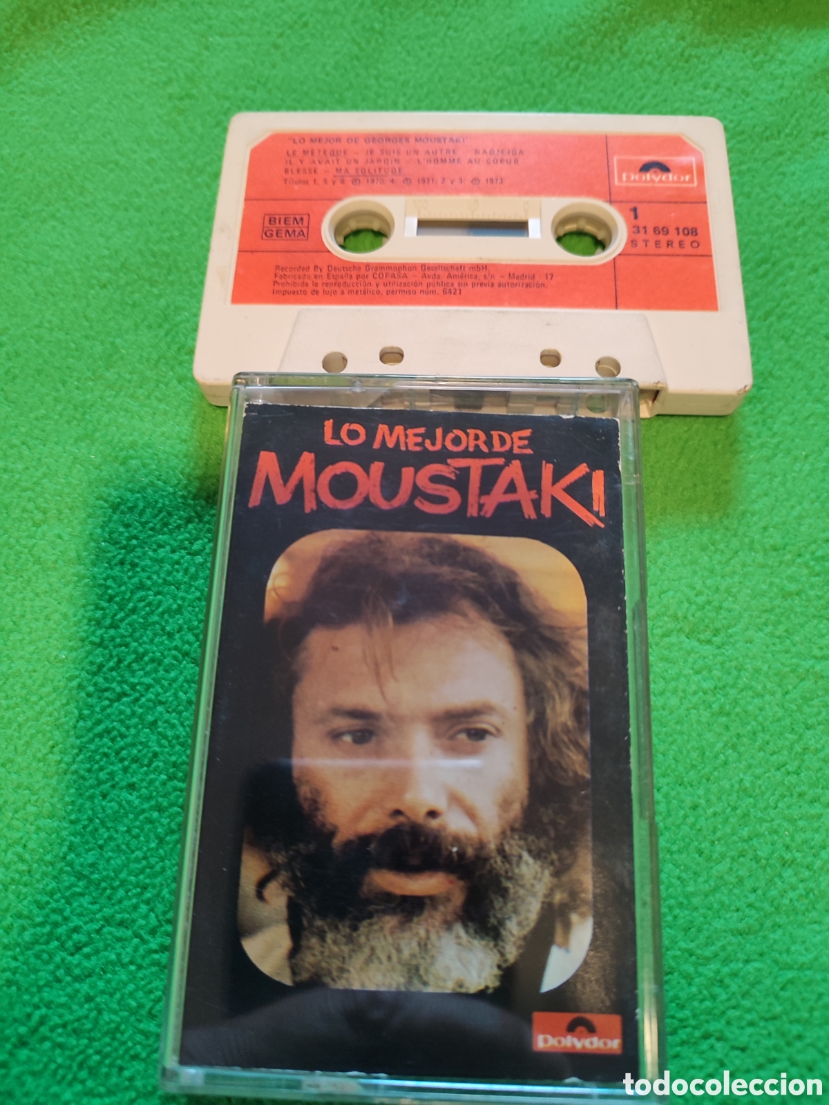 Casetes antiguos: Georges Moustaki - Lo mejor de ... - Foto 1