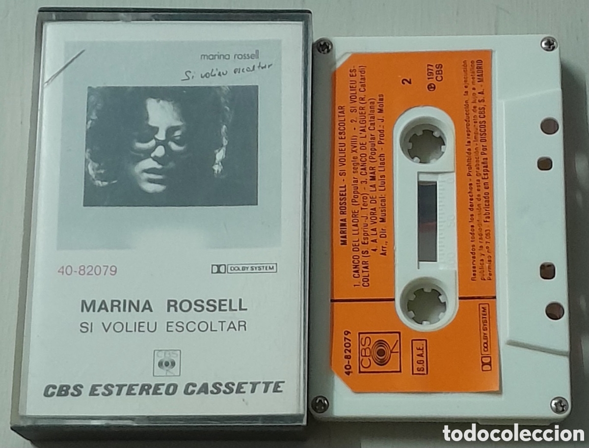 Casetes antiguos: MARINA ROSELL - SI VOLIEU ESCOLTAR - Foto 1