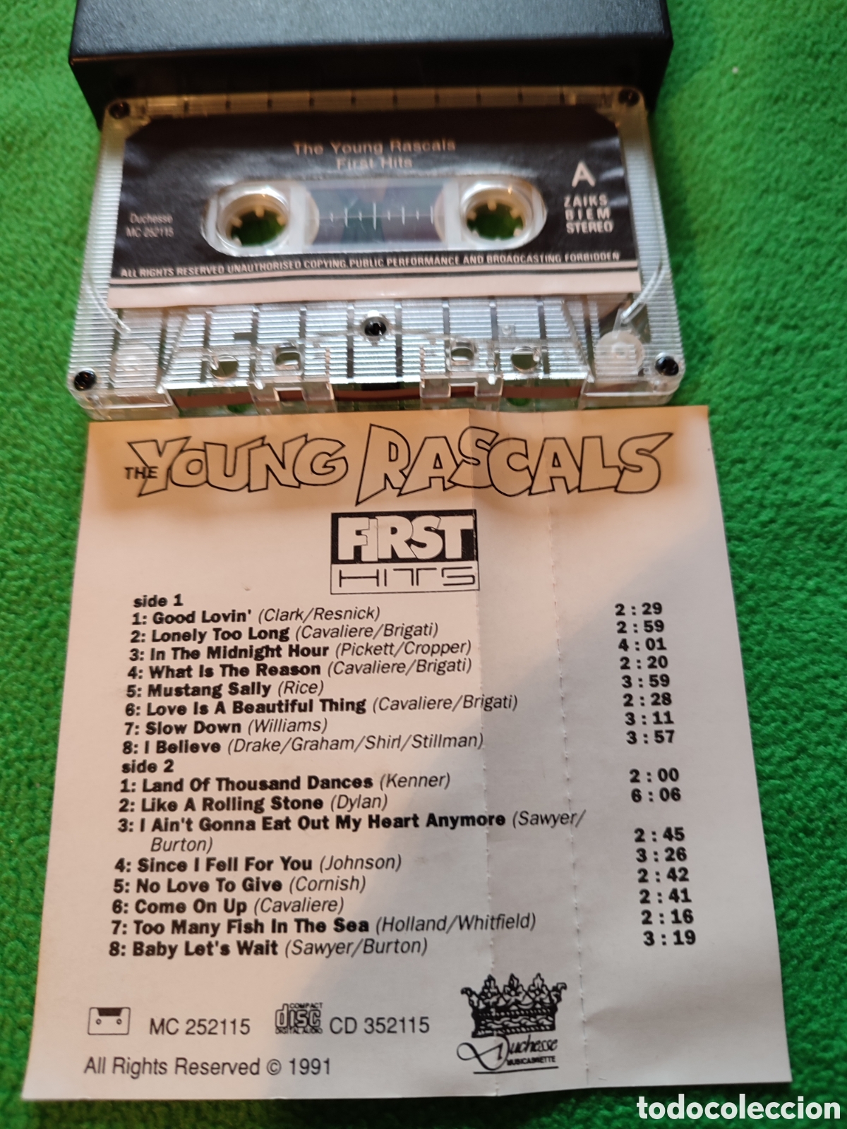 Casetes antiguos: The Young Rascals - First hits - Foto 4