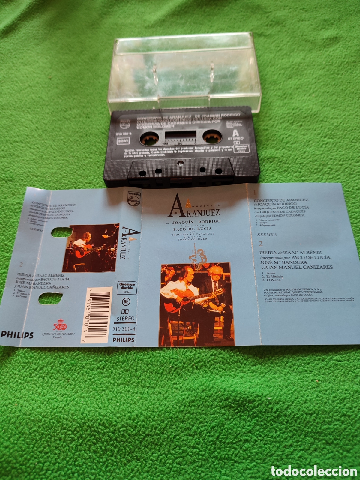 Casetes antiguos: Paco de Luc&iacute;a - Concierto de Aranjuez - Foto 3