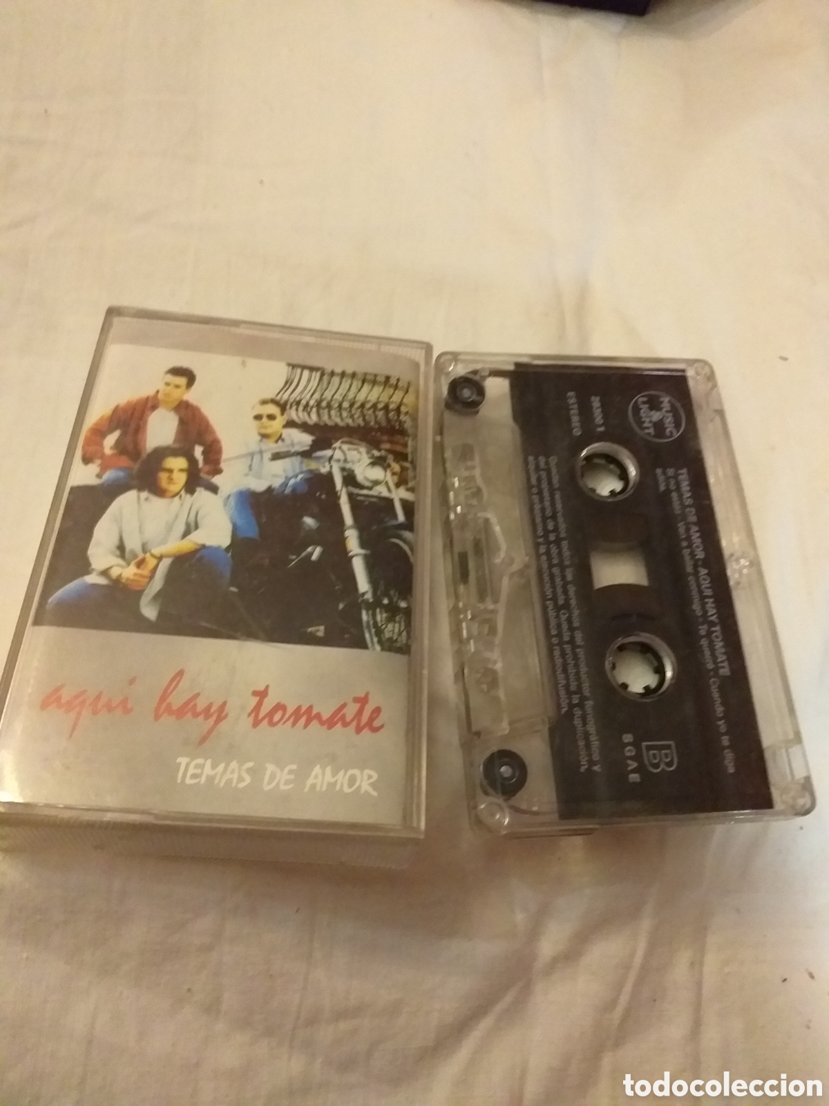 Cassettes Anciennes: Casete-aqu&iacute; hay tomate. TEMAS DE AMOR