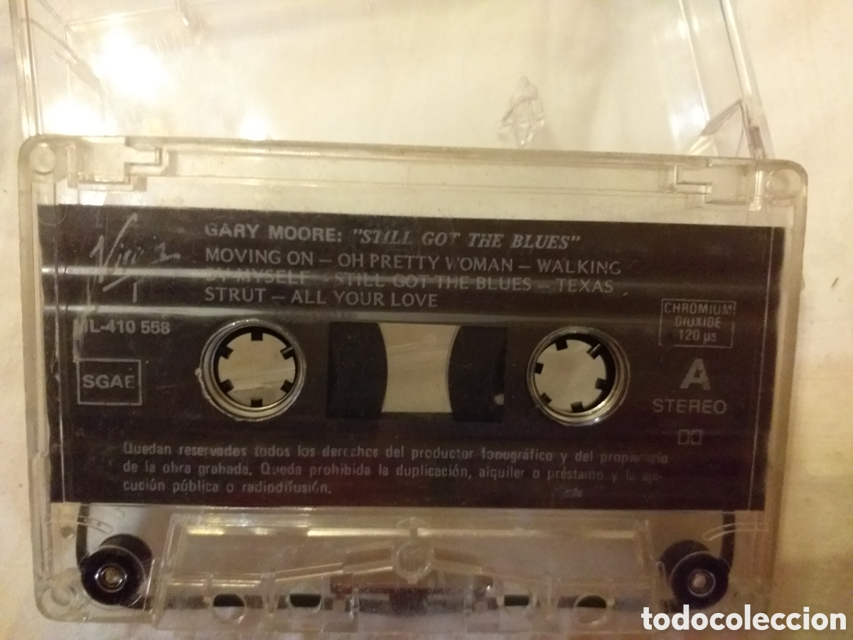 Casetes antiguos: Casete- GARY MOORE. STILL GOT THE BLUES - Foto 1