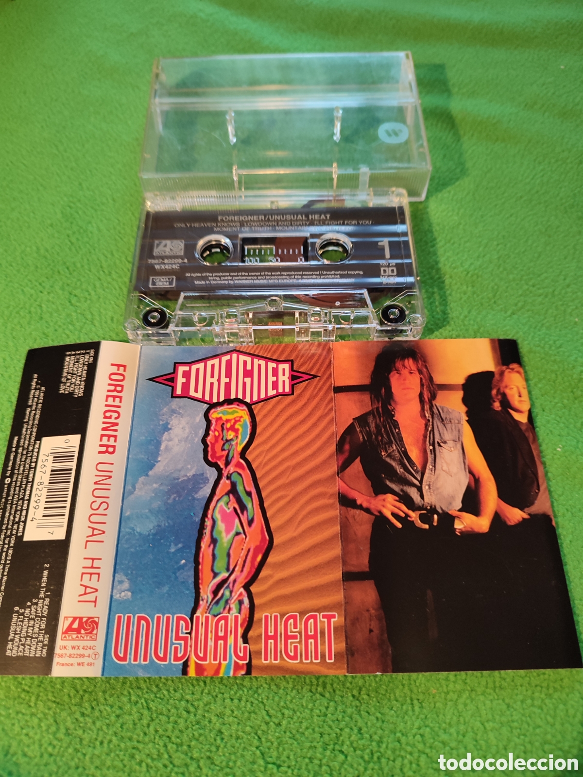 Casetes antiguos: Foreigner - Unusual Heat - Foto 3