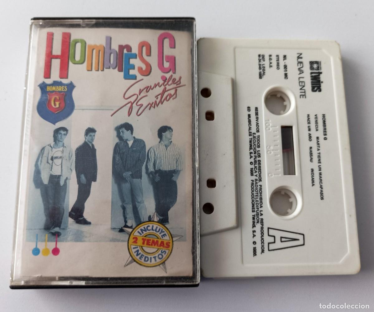 Casetes antiguos: CASSETTE HOMBRES G - GRANDES &Eacute;XITOS - Foto 1