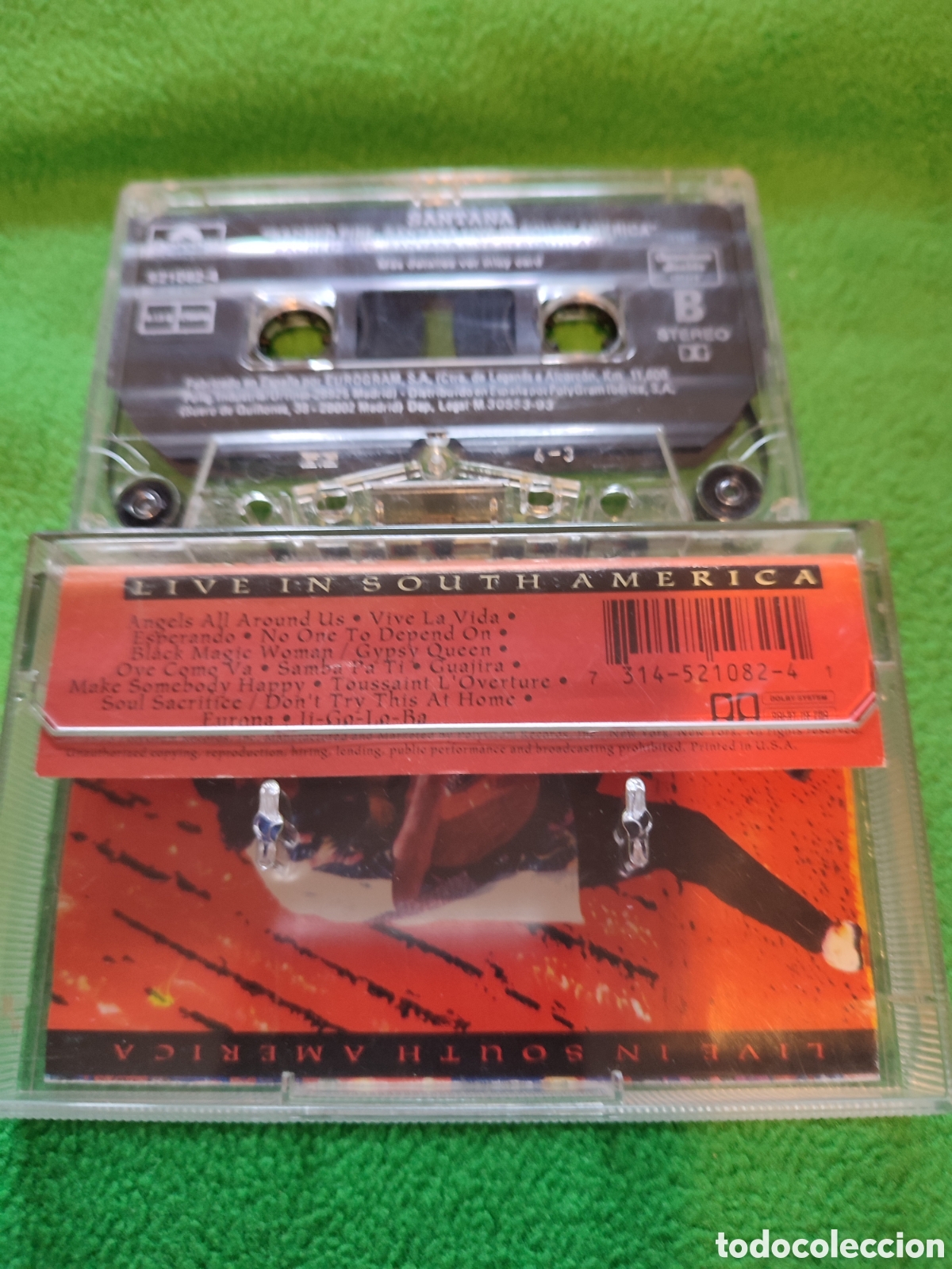 Casetes antiguos: Santana - Sacred Fire - Foto 2
